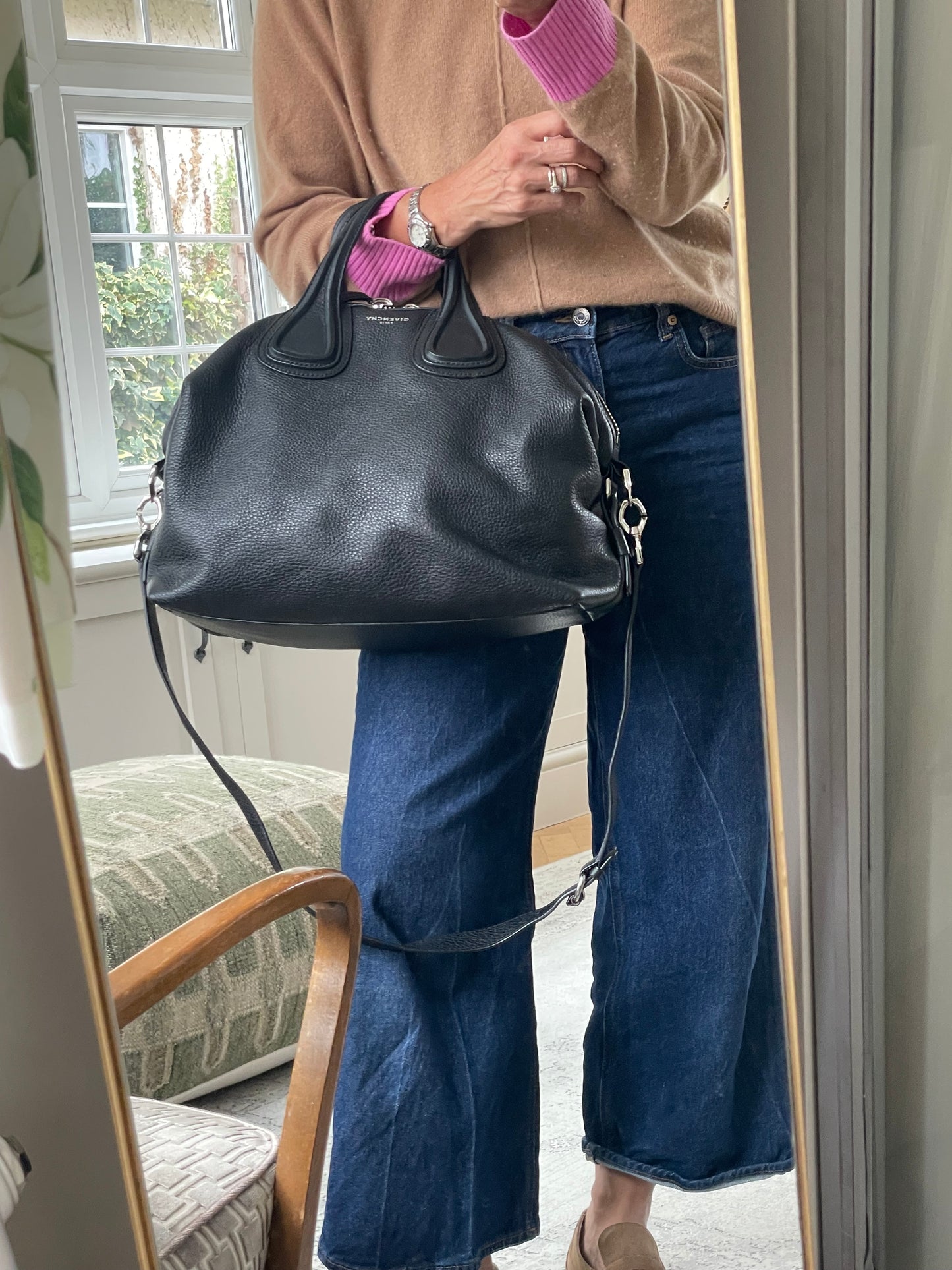 Preloved Givenchy Nightingale Tote Bag, Medium