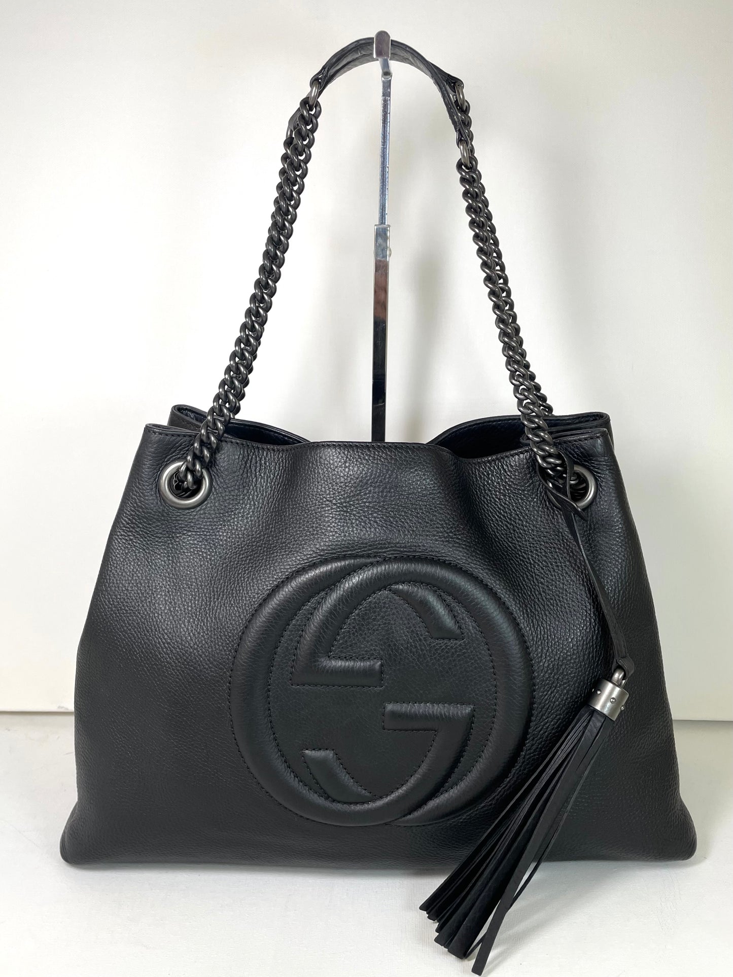 Preloved Gucci Soho Chain Double Handle Shoulder Tote Bag