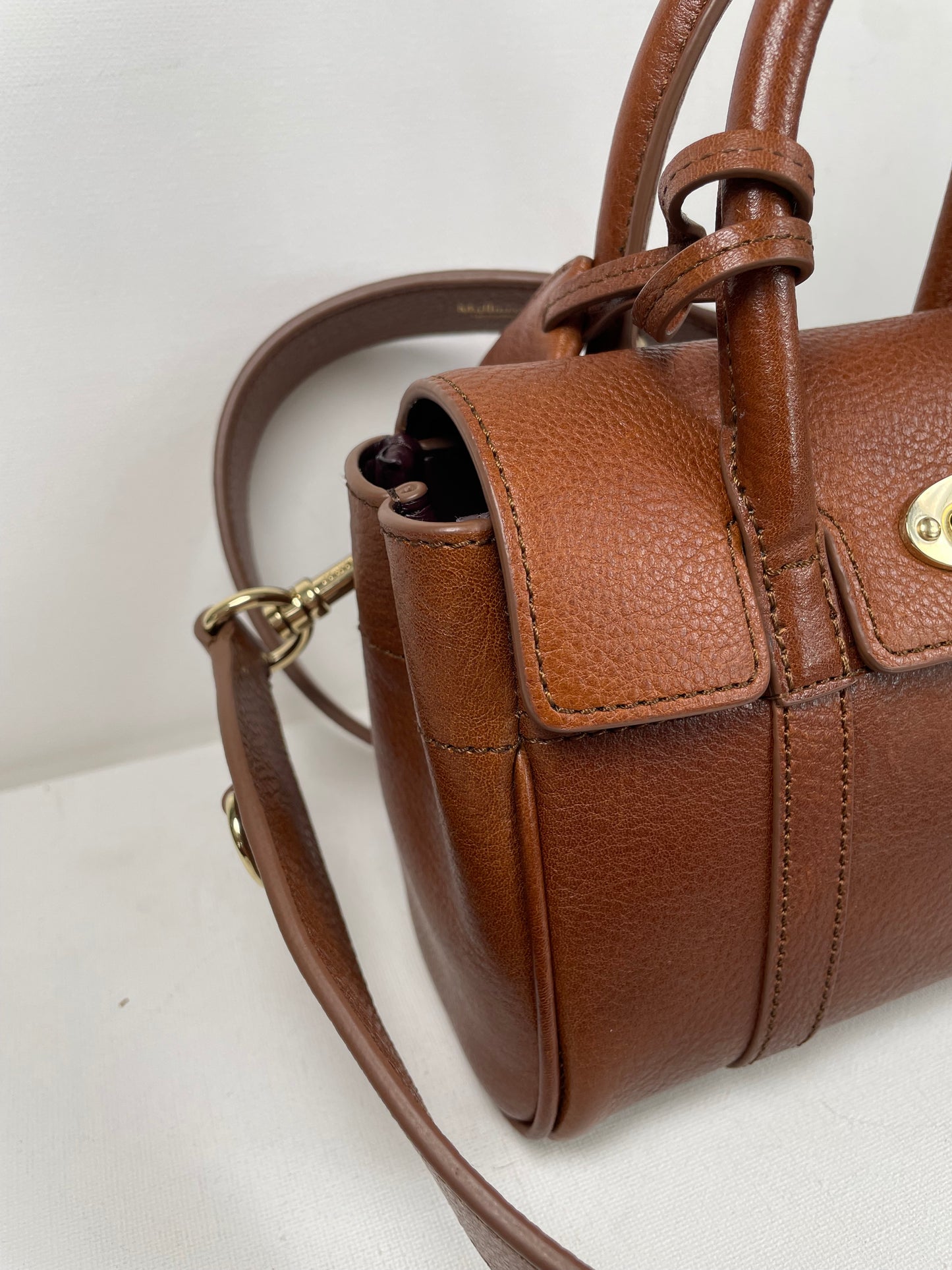 Preloved Mulberry Bayswater Satchel Bag, Mini