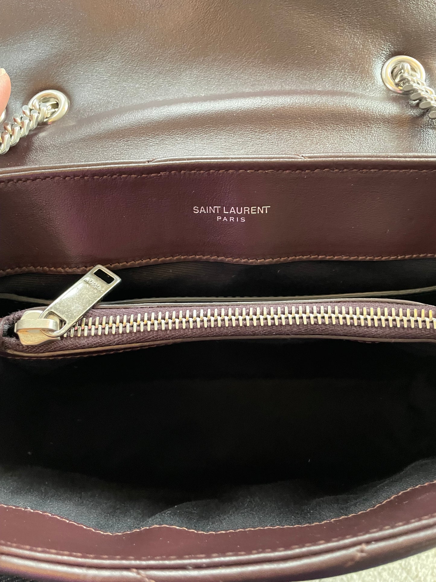 Preloved Yves Saint Laurent Quilted LouLou Shoulder Bag, Small