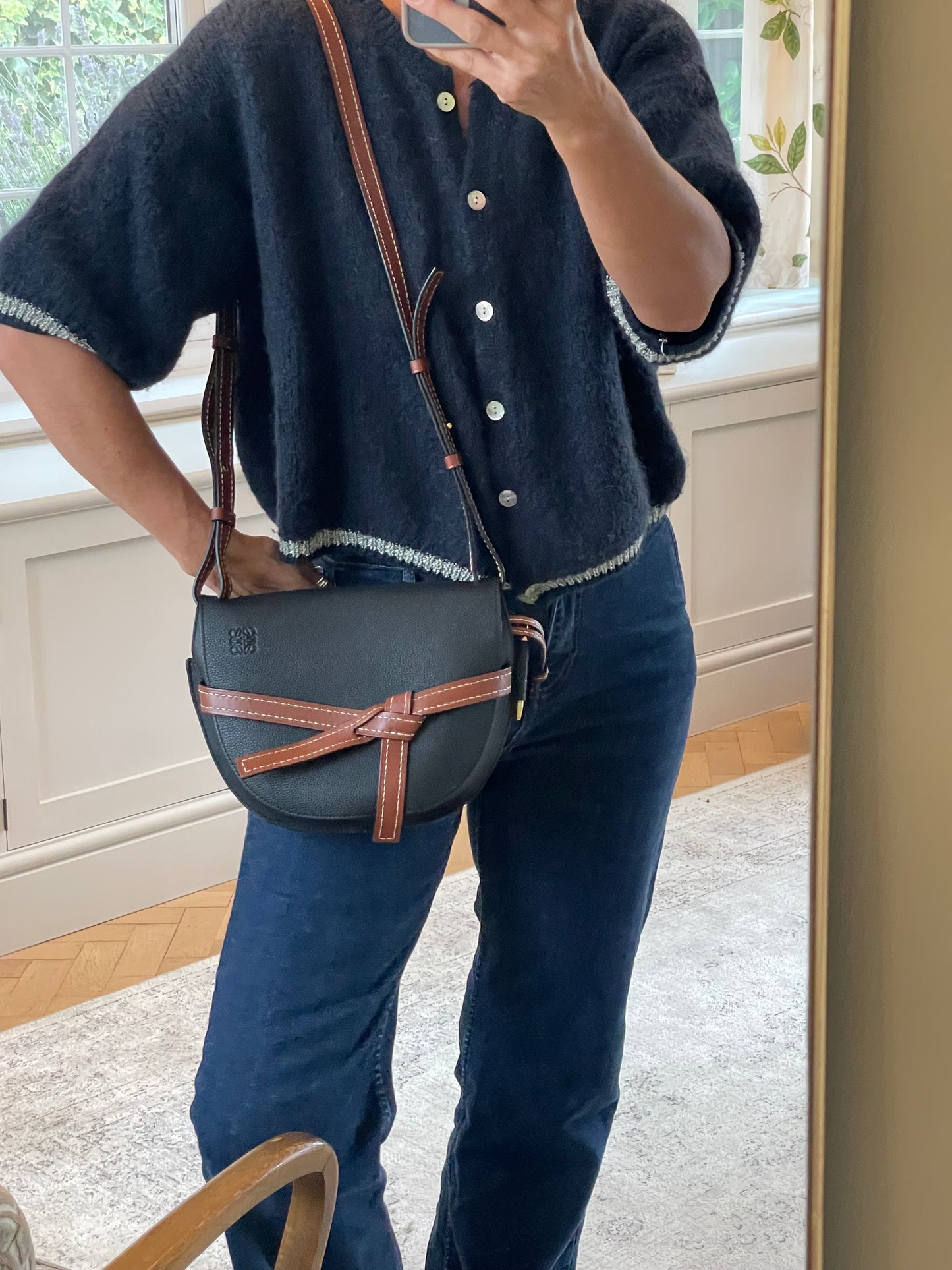 Preloved Loewe Gate Crossbody Bag, Small