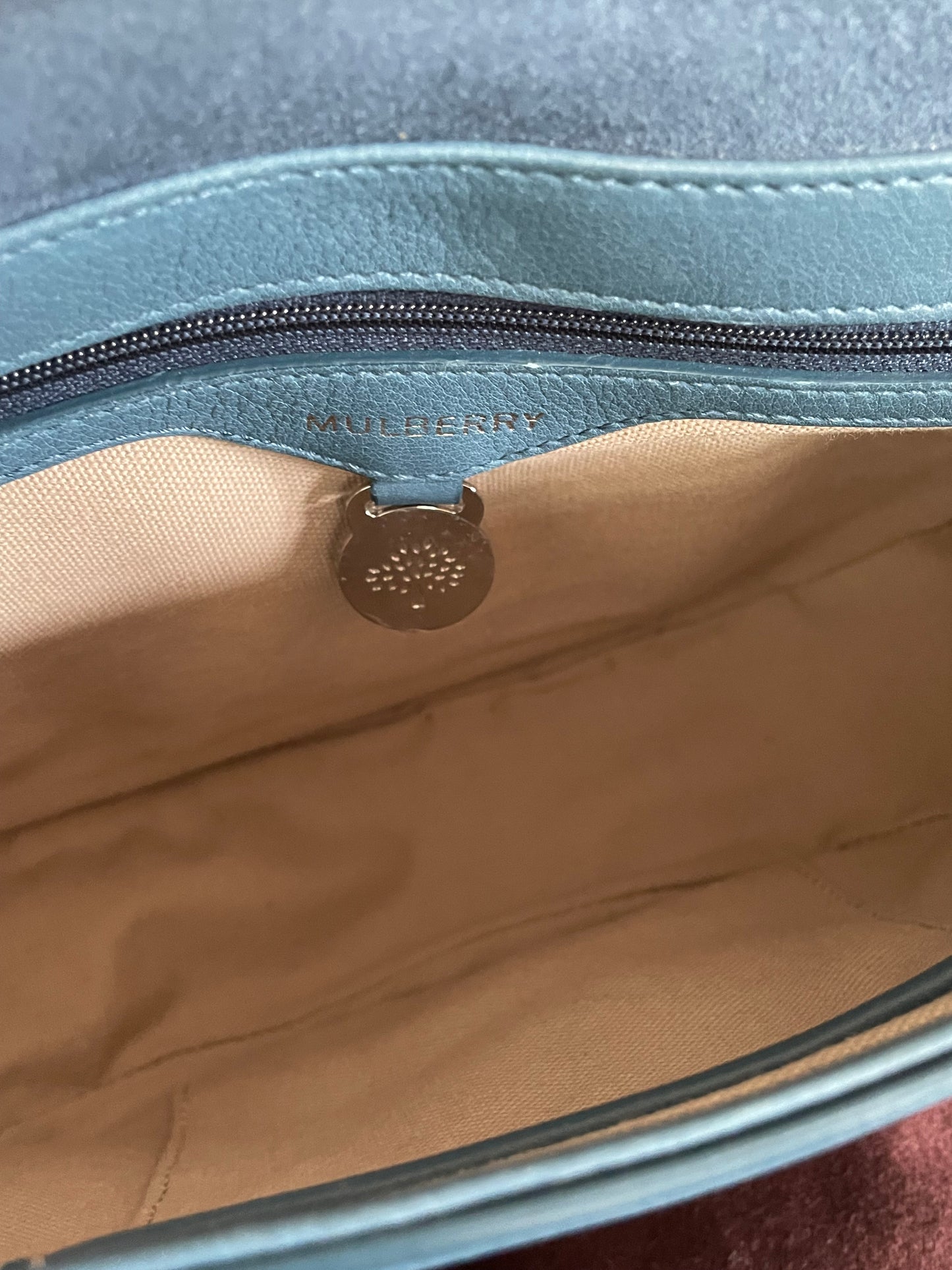 Preloved Mulberry Tessie Satchel shoulder Bag