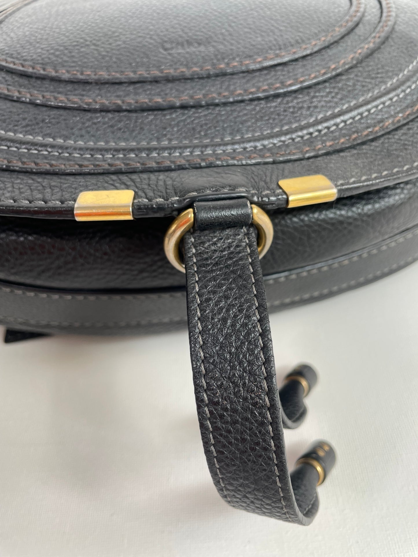 Preloved Chloe Marcie Satchel Crossbody Bag, Medium