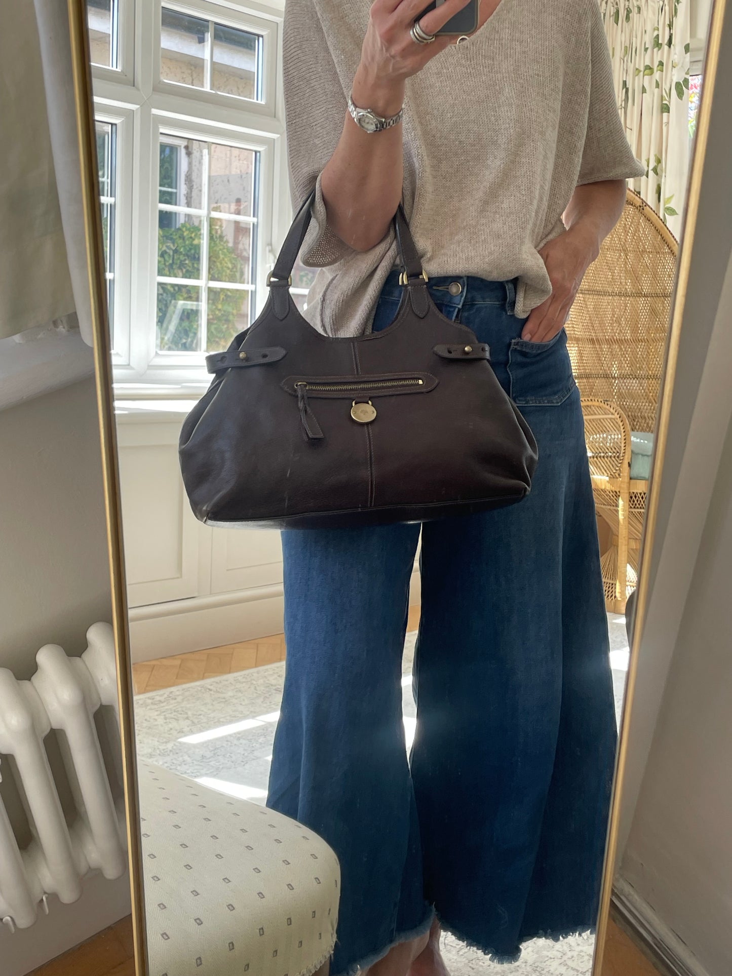 Preloved, Vintage Mulberry Somerset Shoulder Tote