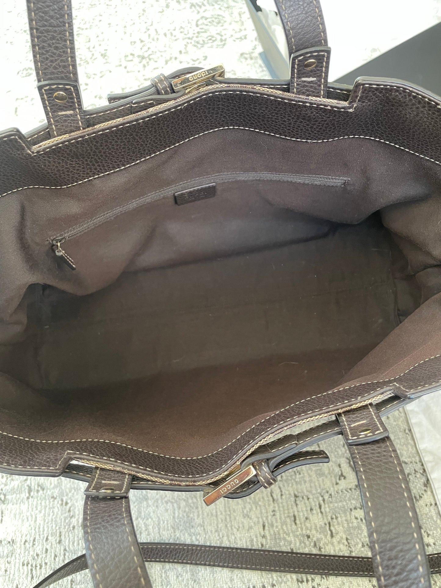 Preloved Gucci GG Crystal Coated Canvas Belted Tote Bag