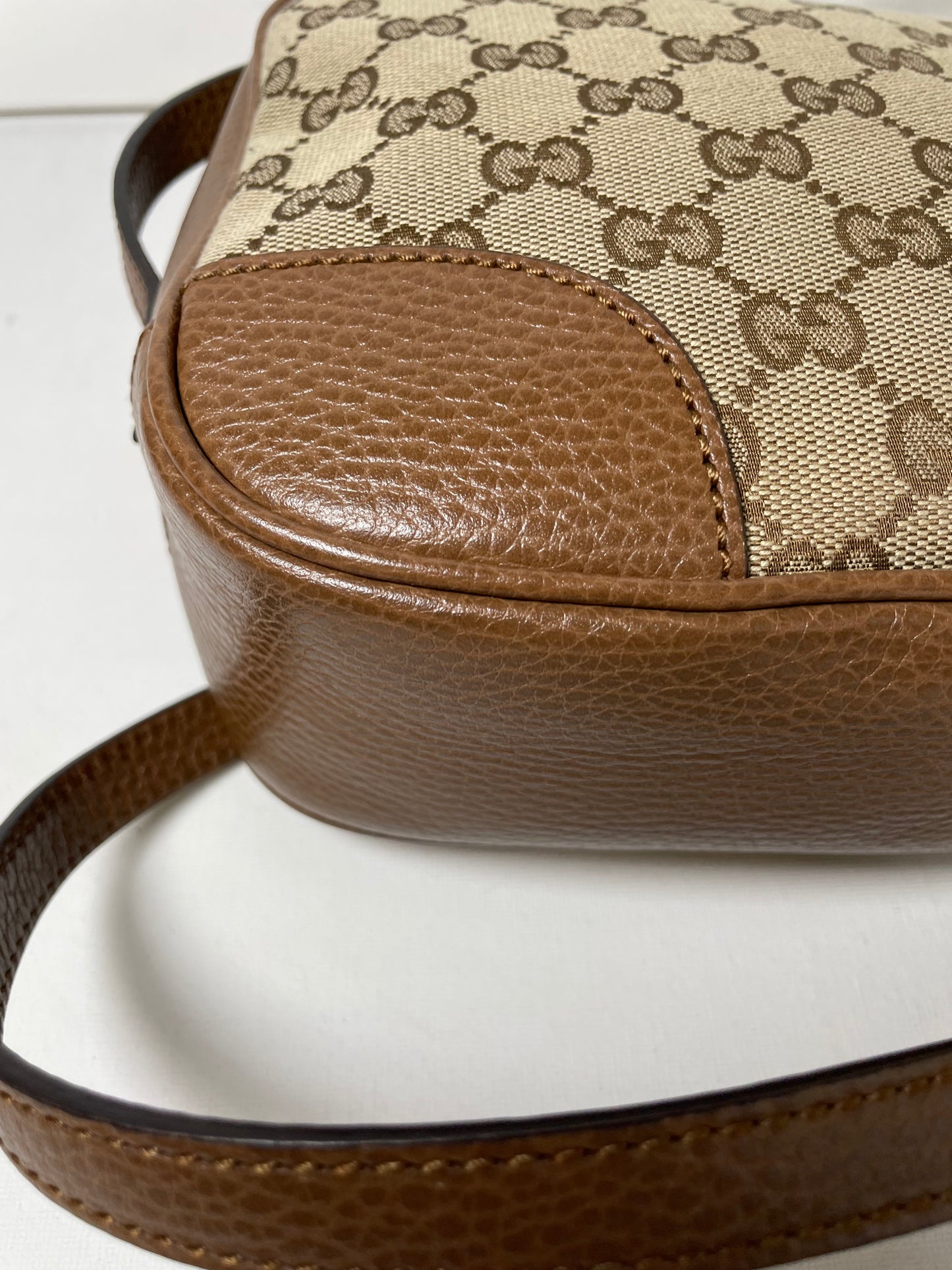 Preloved Gucci Bree Monogram Crossbody Bag