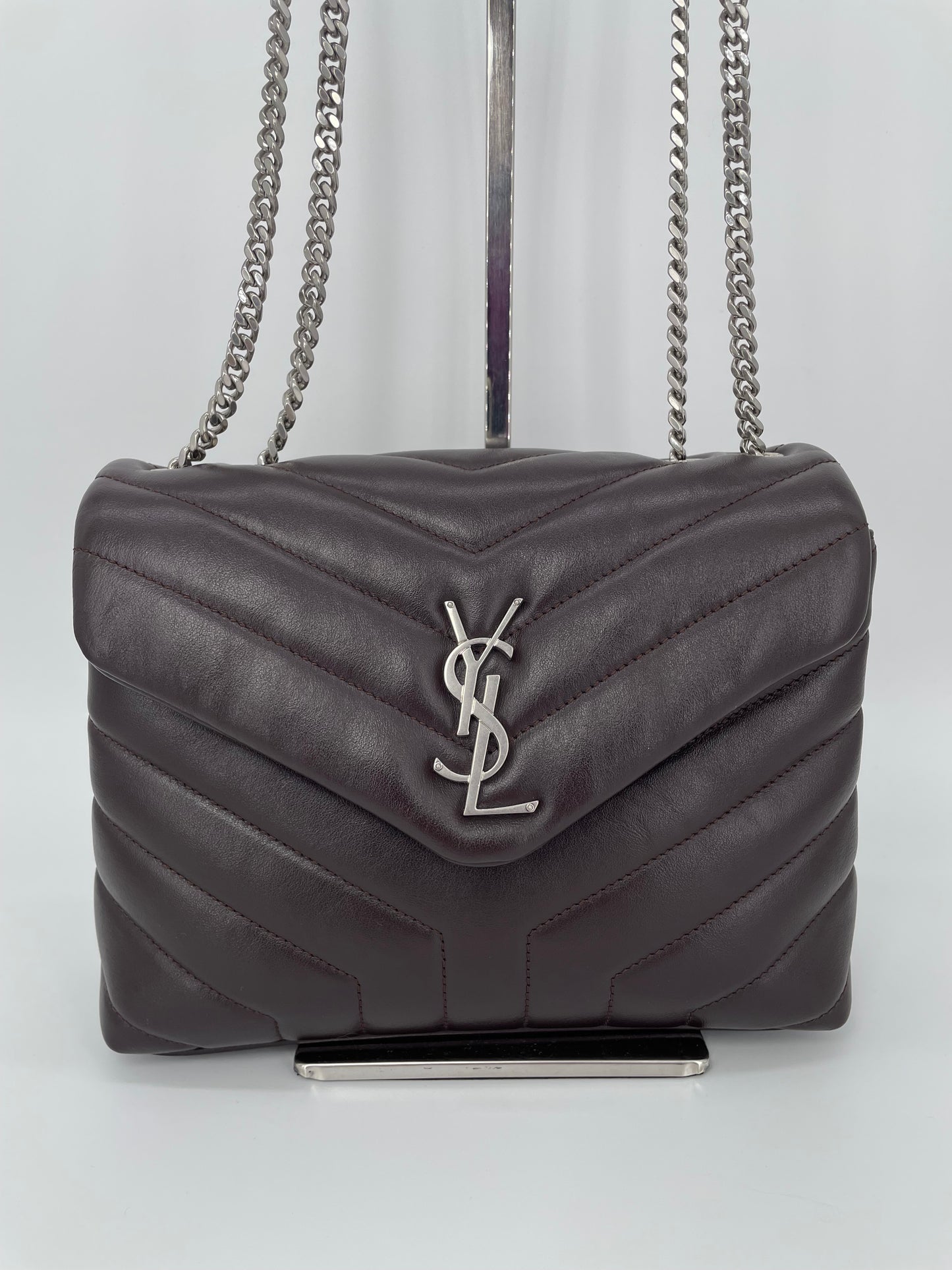 Preloved Yves Saint Laurent Quilted LouLou Shoulder Bag, Small