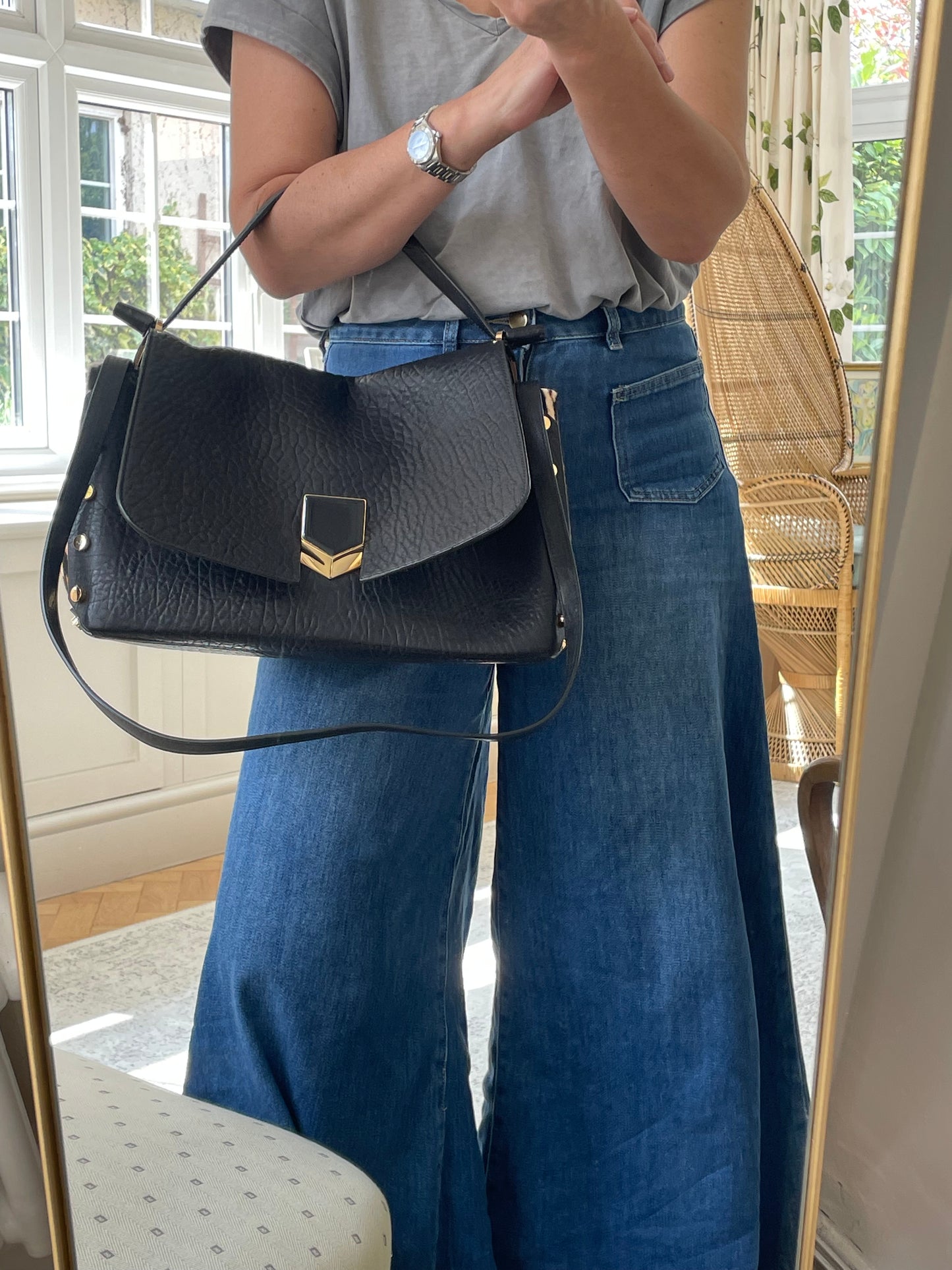 Preloved Jimmy Choo Lockett Shoulder Bag
