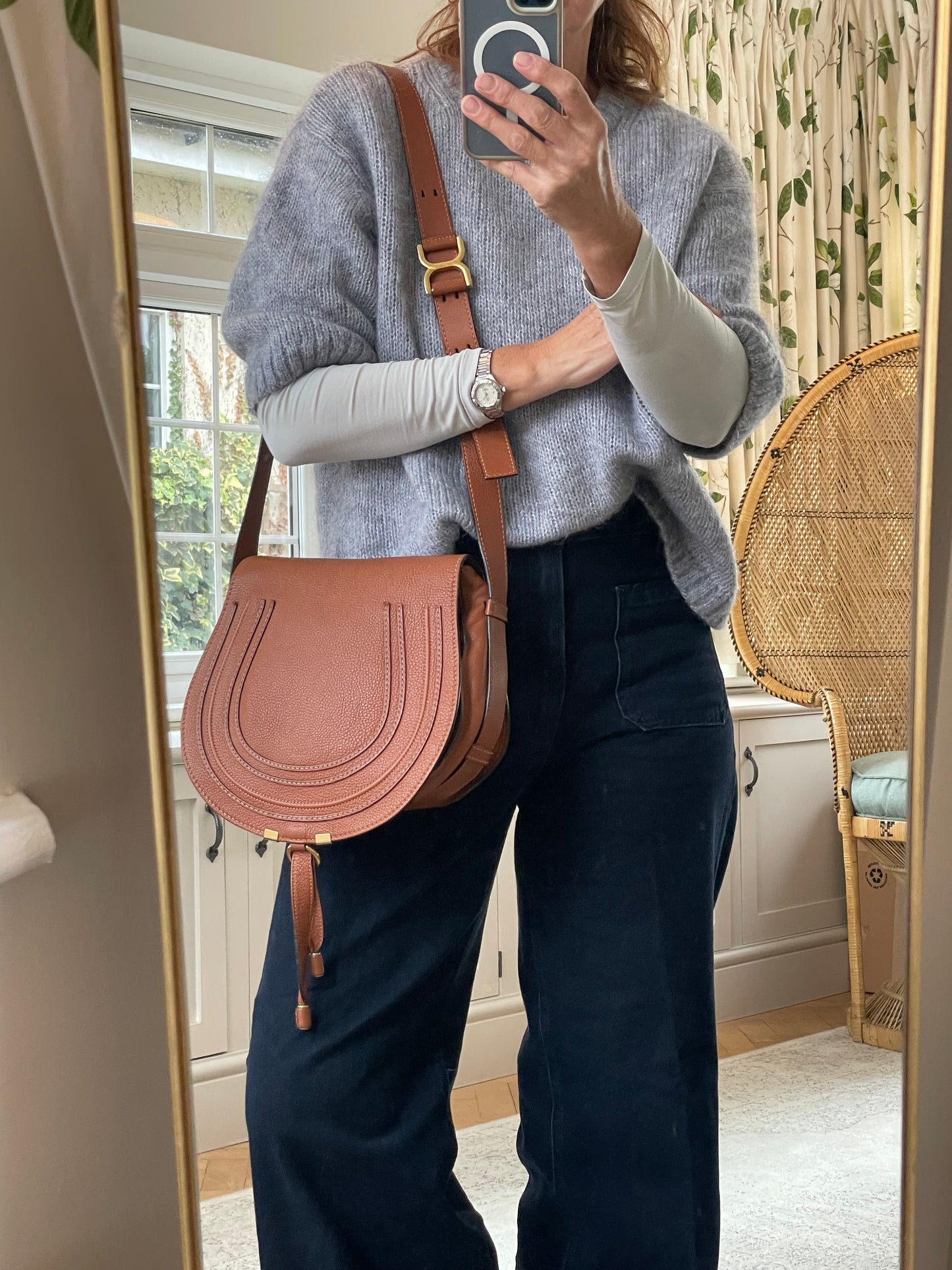 Preloved Chloe Marcie Crossbody Bag, Medium