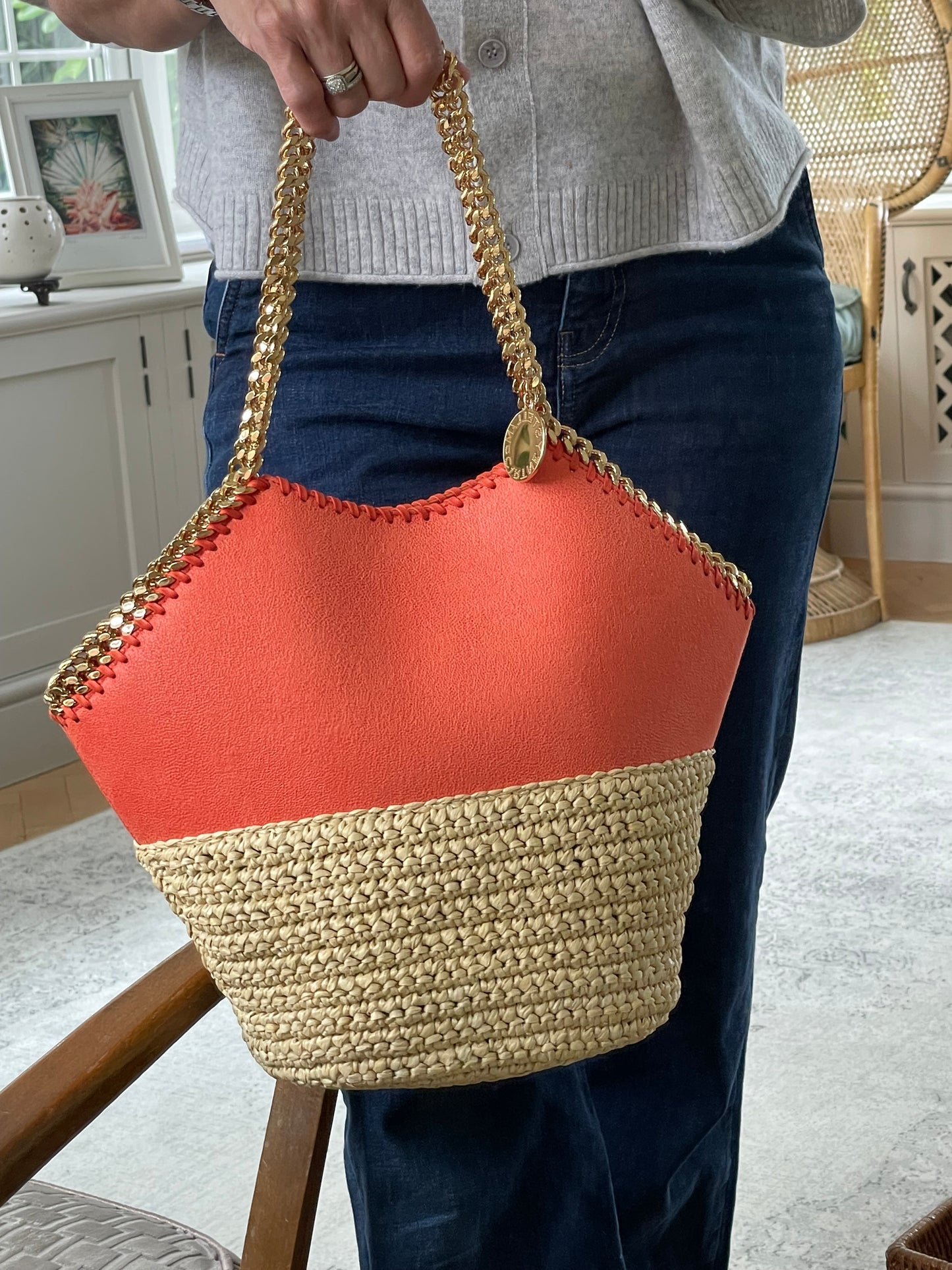 Preloved Stella McCartney Falabella Shopping Tote Bag, Small