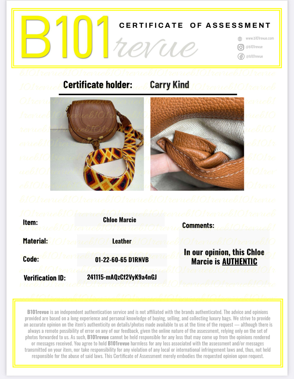 Preloved Chloe Marcie Saddle Crossbody Bag, Small