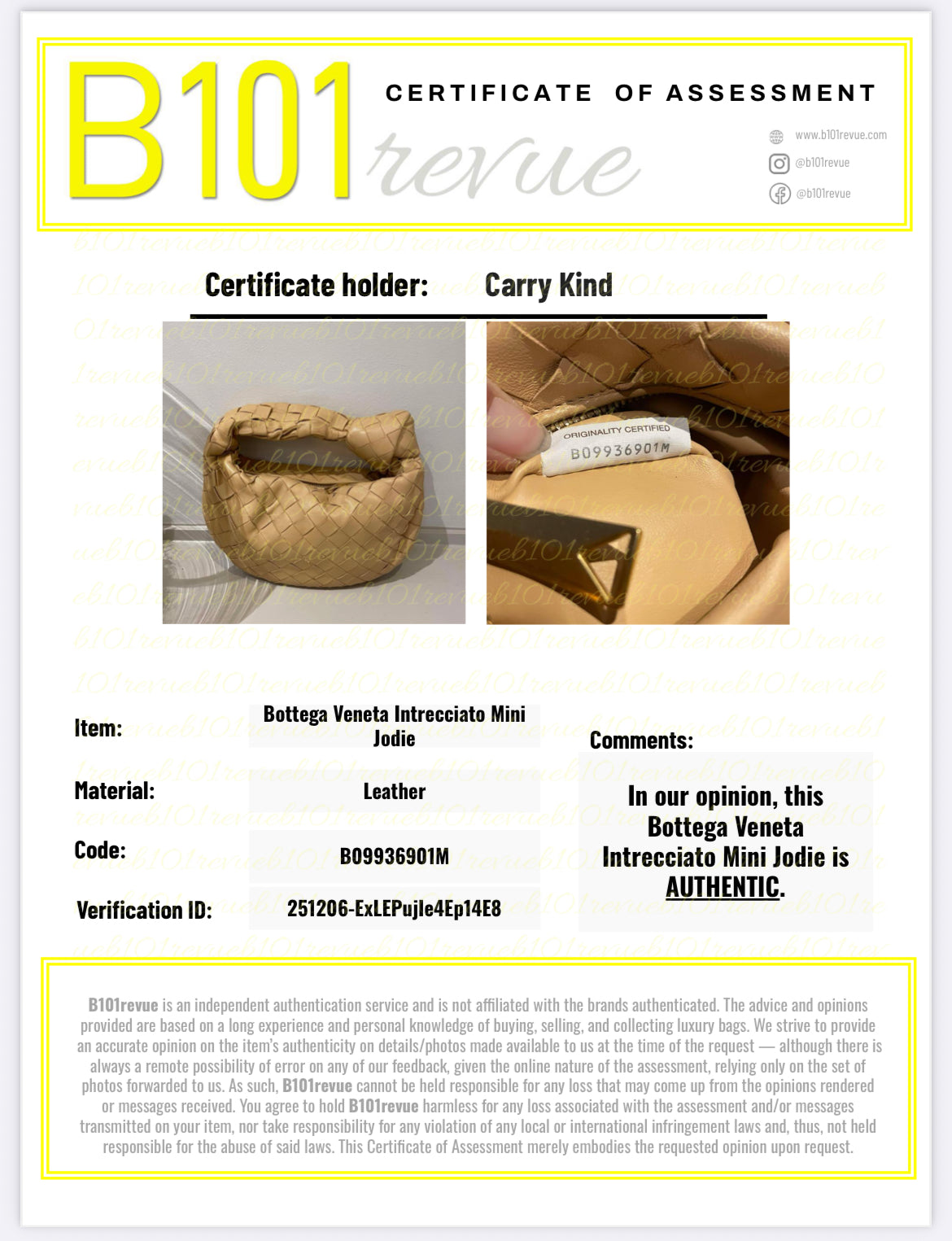 Preloved Bottega Veneta Jodie Bag, Mini