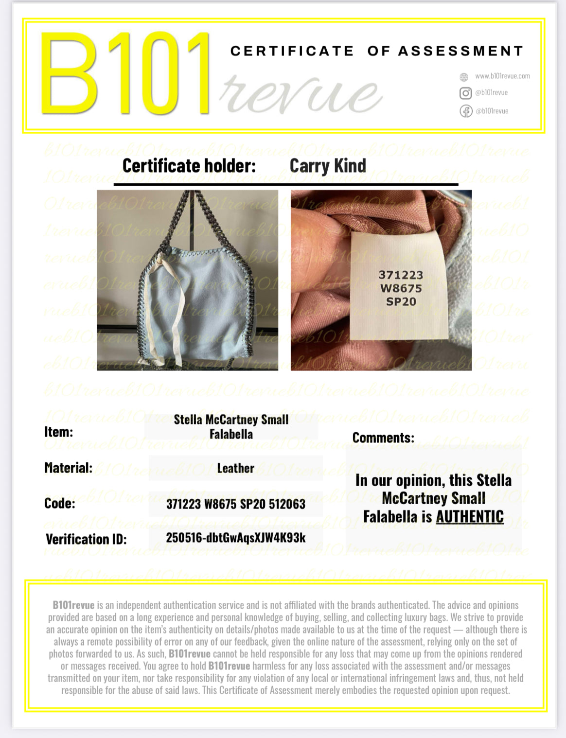 Preloved Stella McCartney Falabella Crossbody Tote Bag, Small