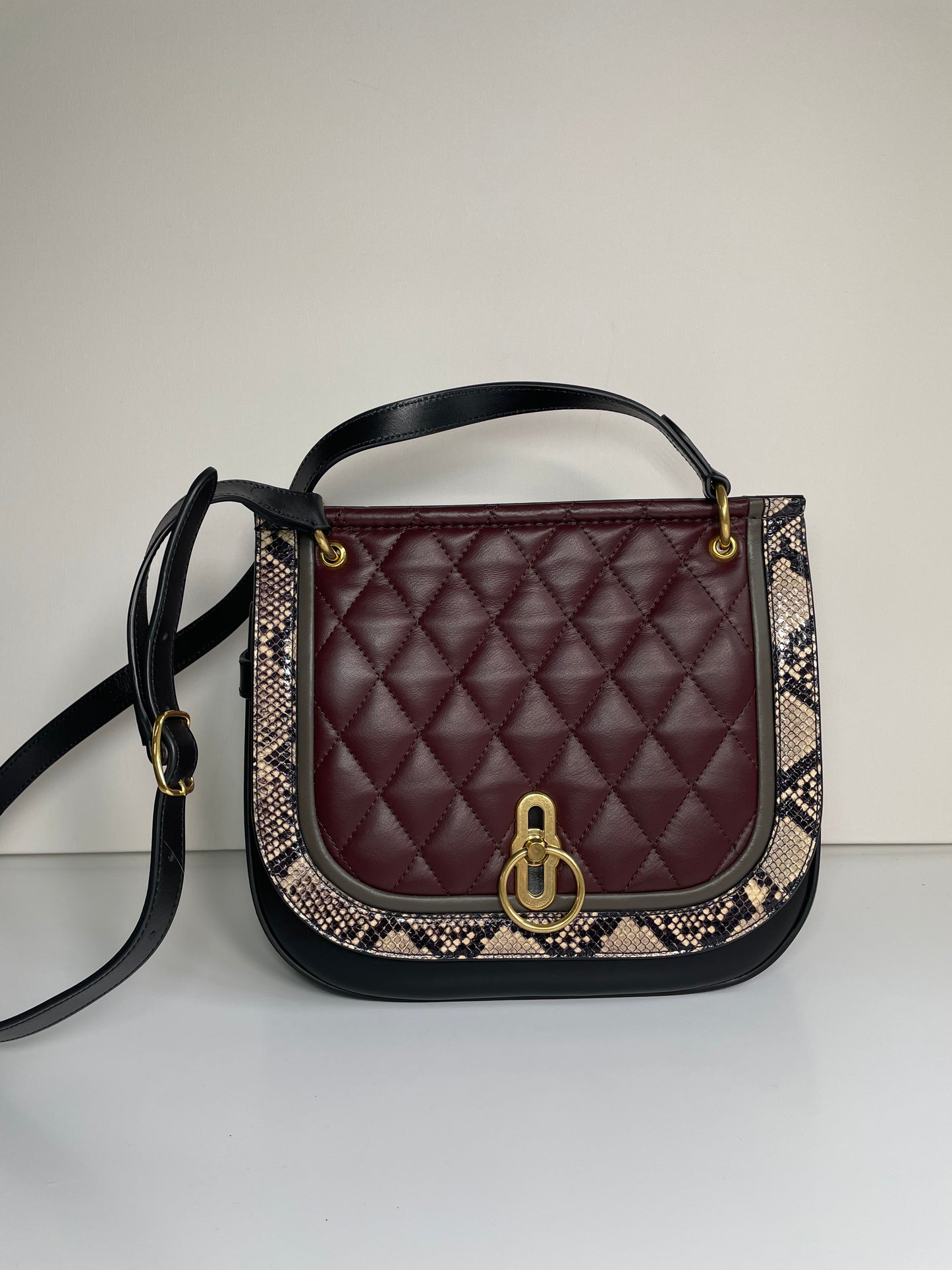 Preloved Mulberry Amberley Satchel Bag, Medium