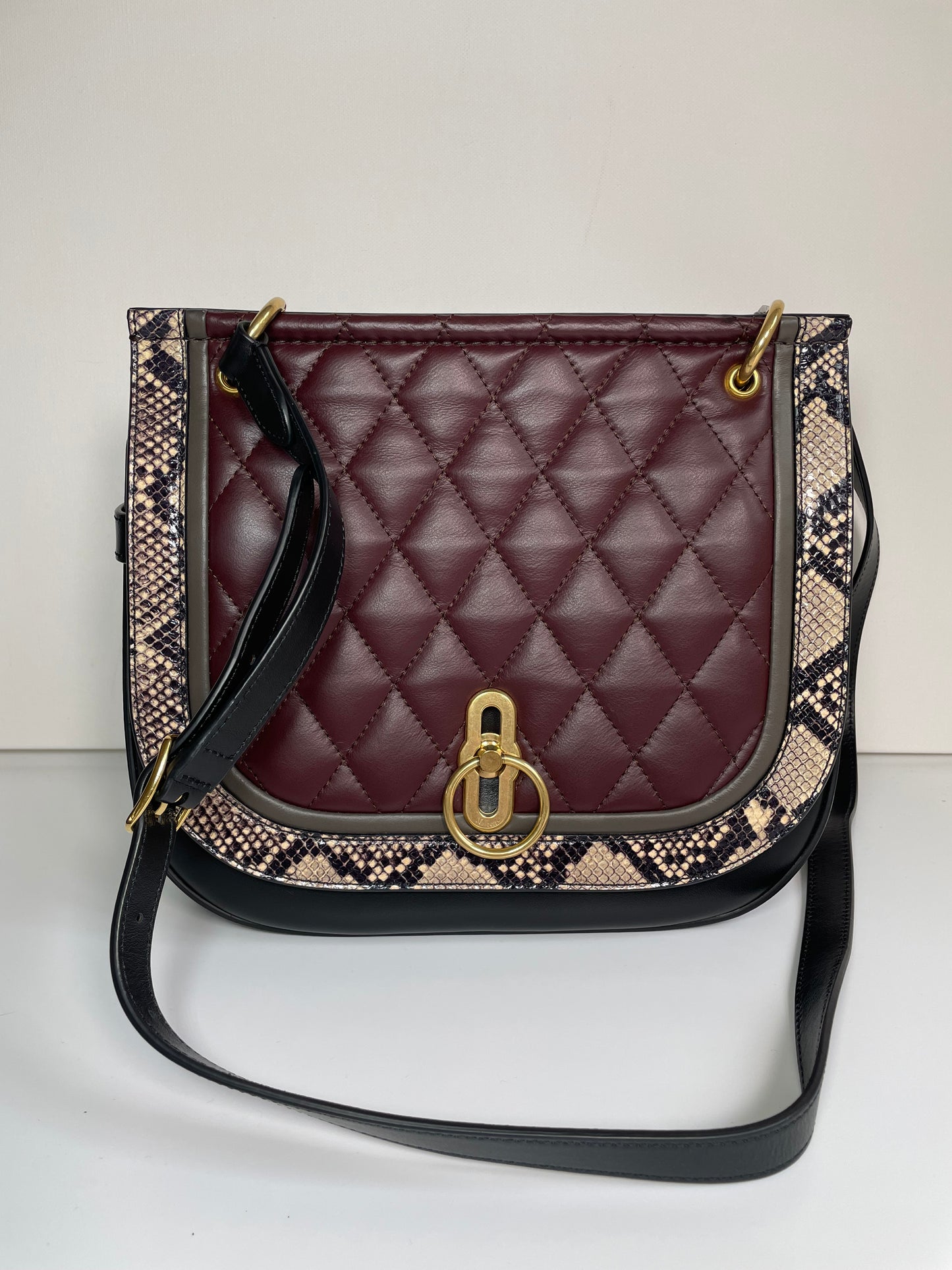 Preloved Mulberry Amberley Satchel Bag, Medium