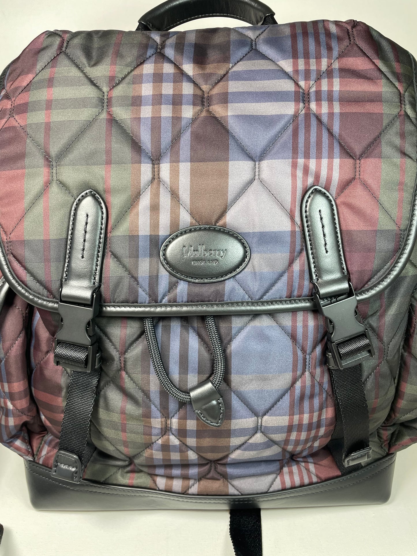 Preloved Mulberry Heritage Check Backpack