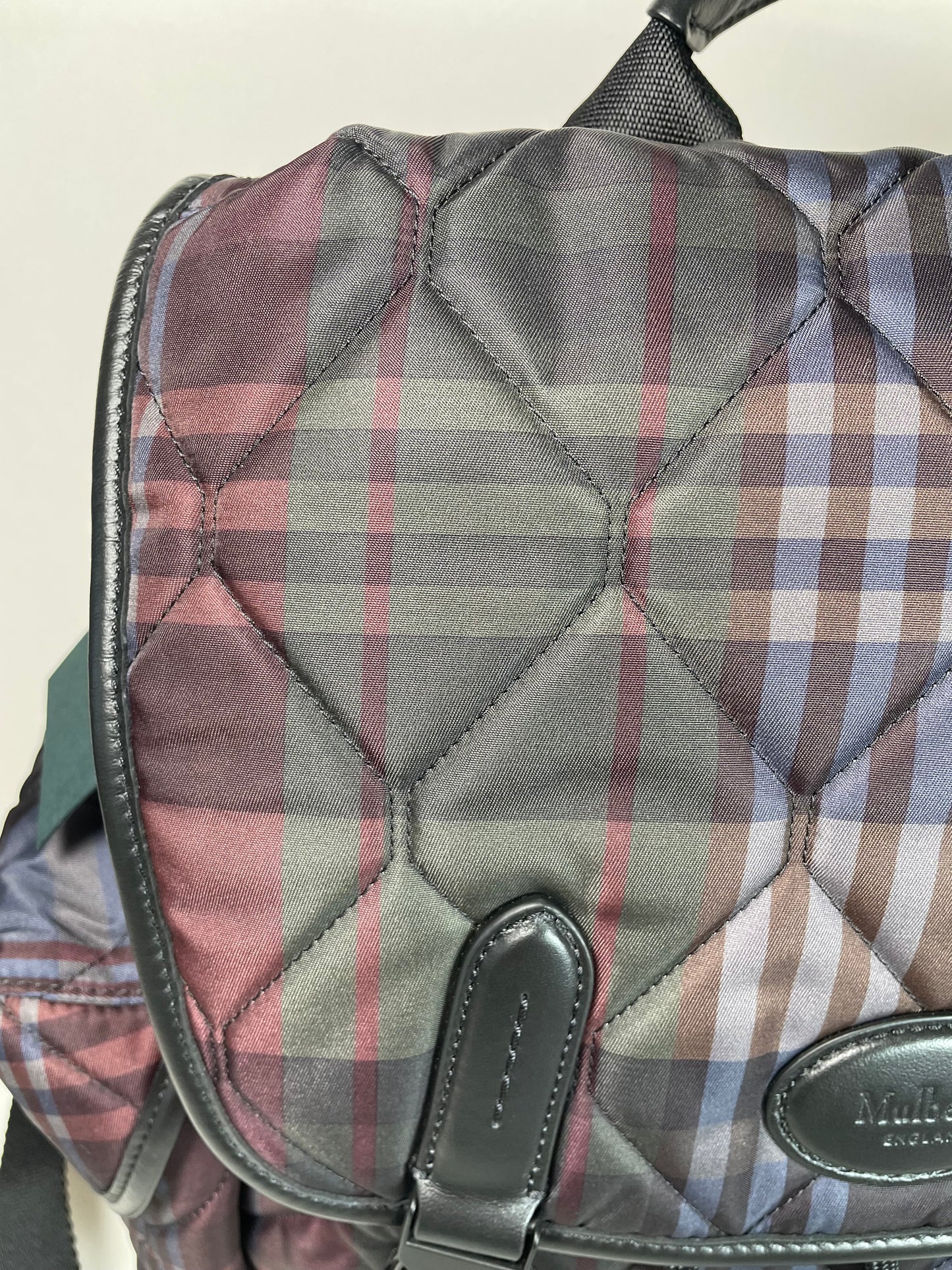 Preloved Mulberry Heritage Check Backpack