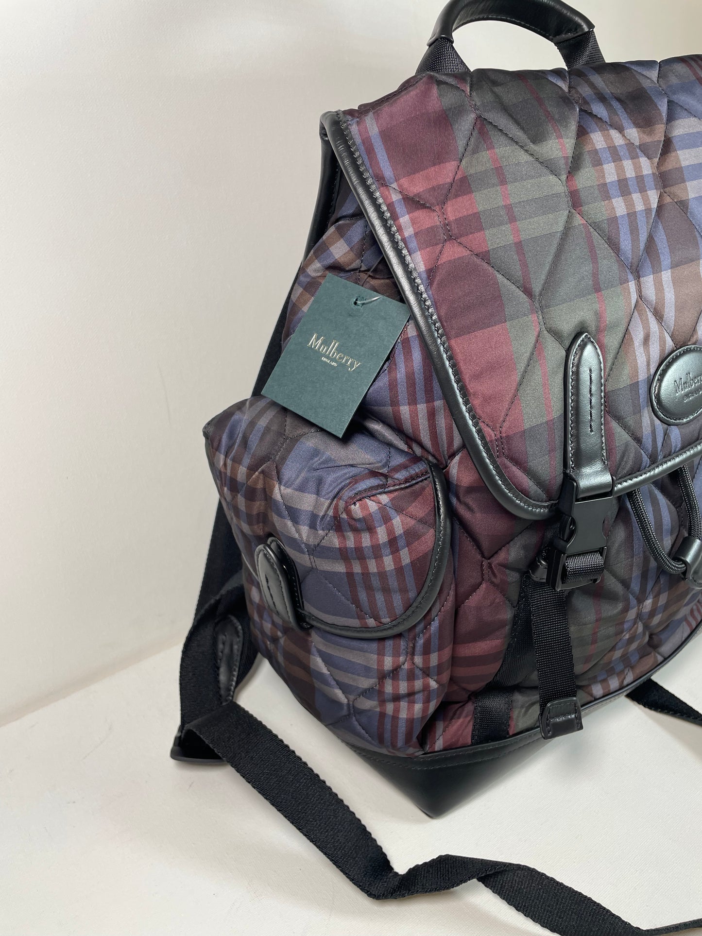 Preloved Mulberry Heritage Check Backpack