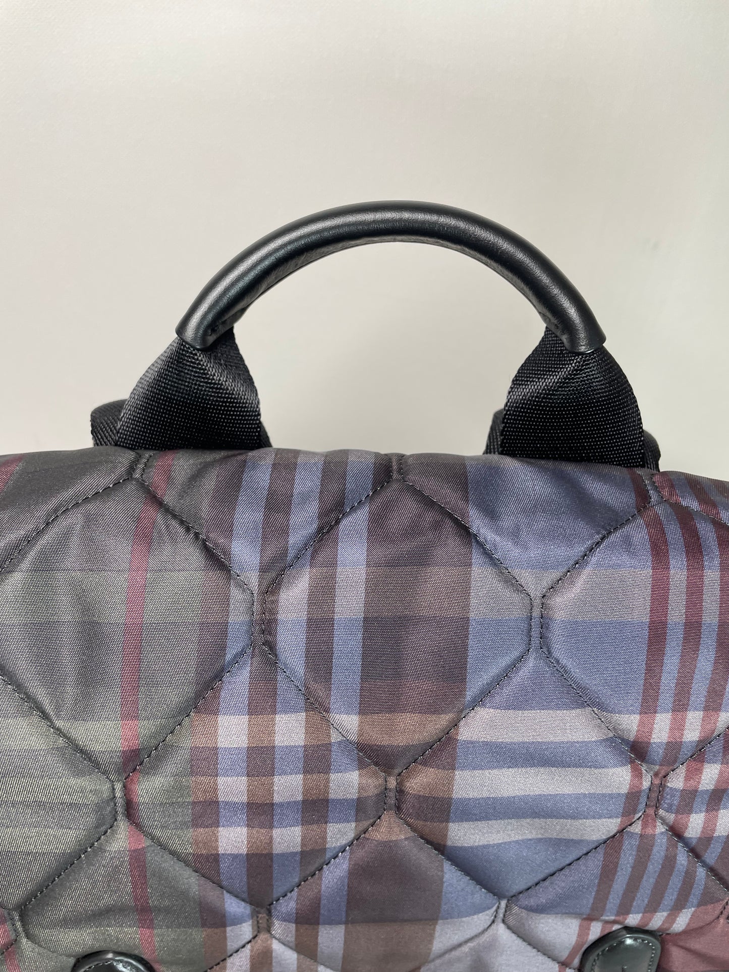 Preloved Mulberry Heritage Check Backpack