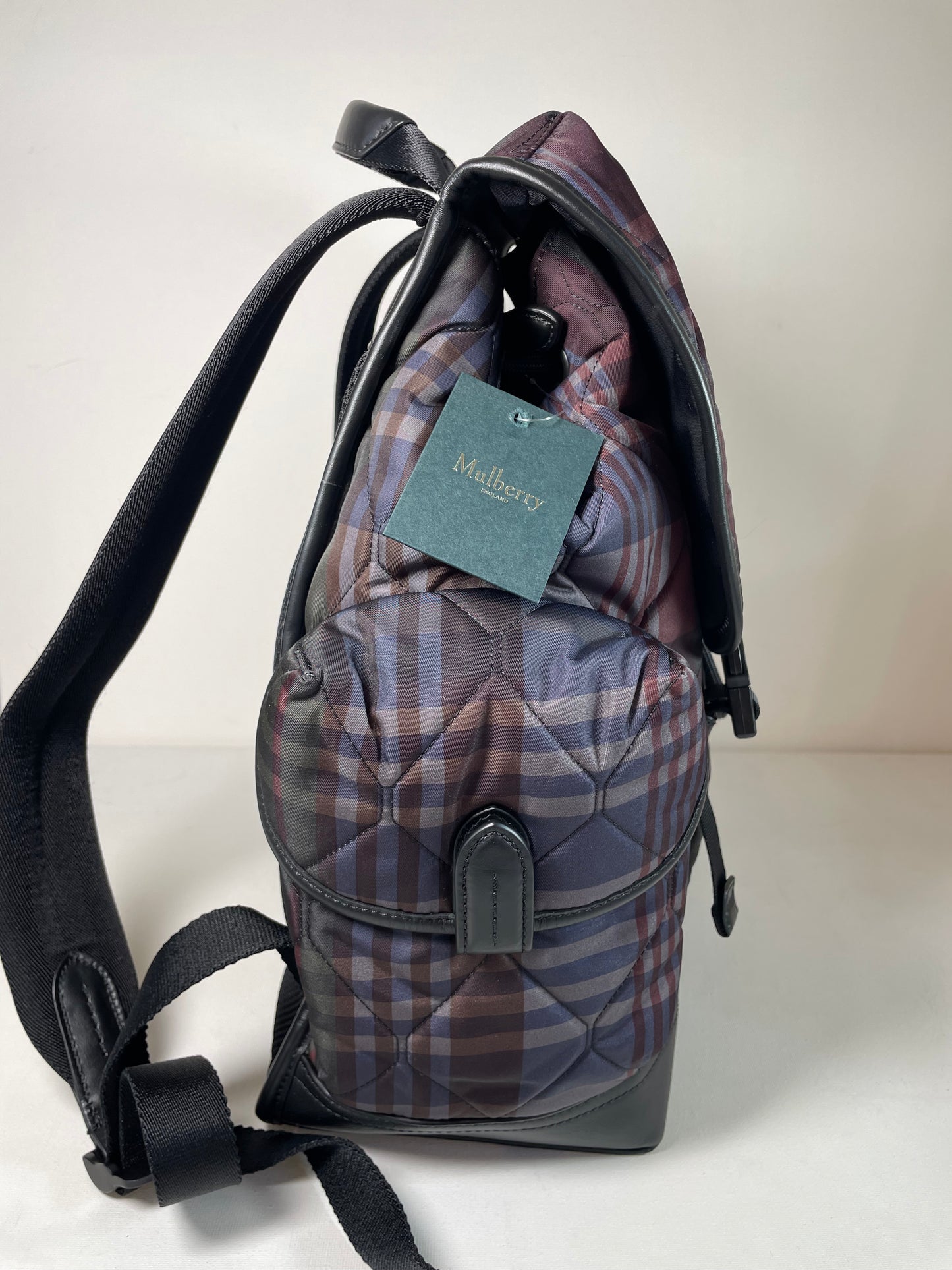 Preloved Mulberry Heritage Check Backpack