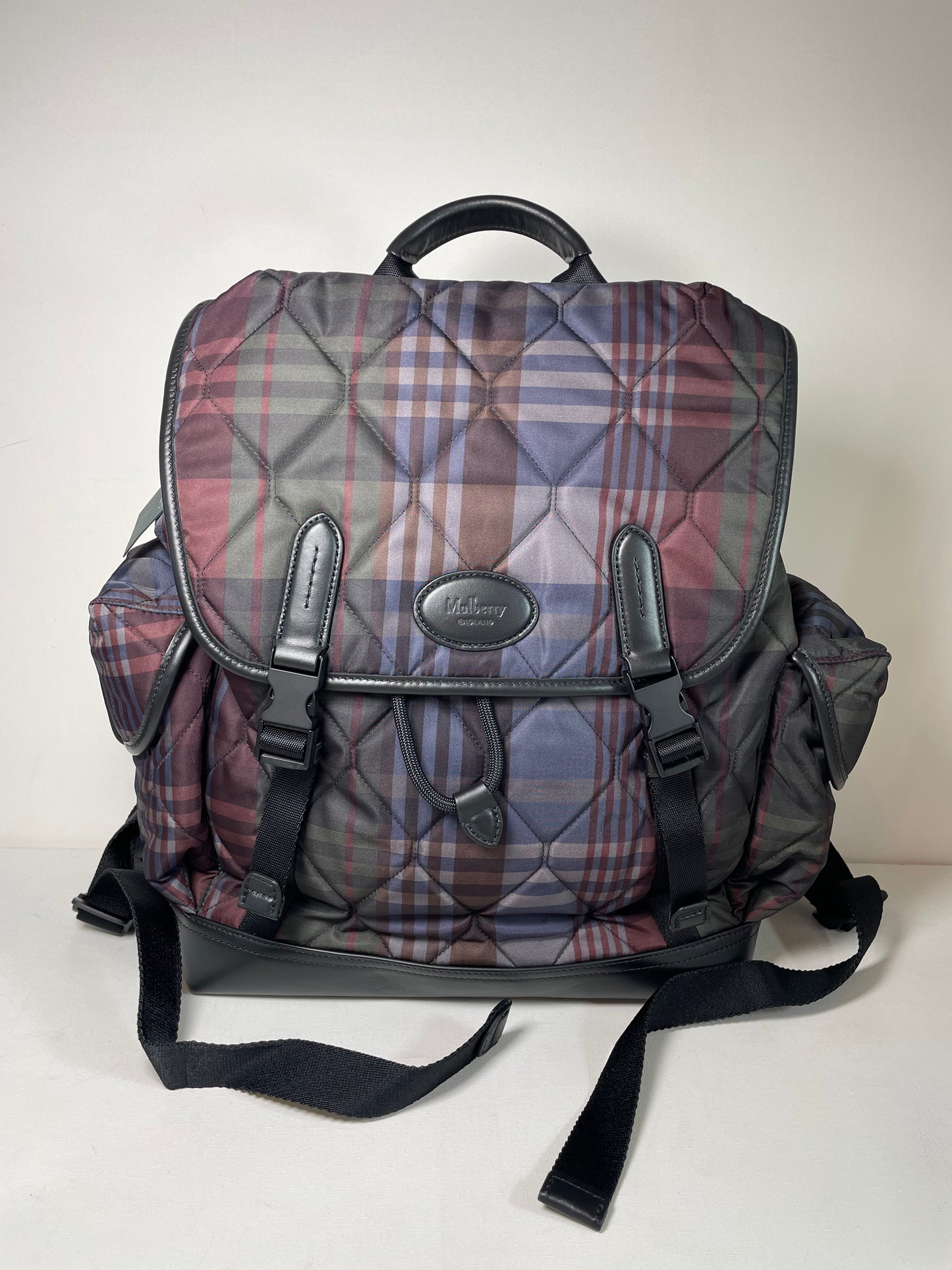 Preloved Mulberry Heritage Check Backpack