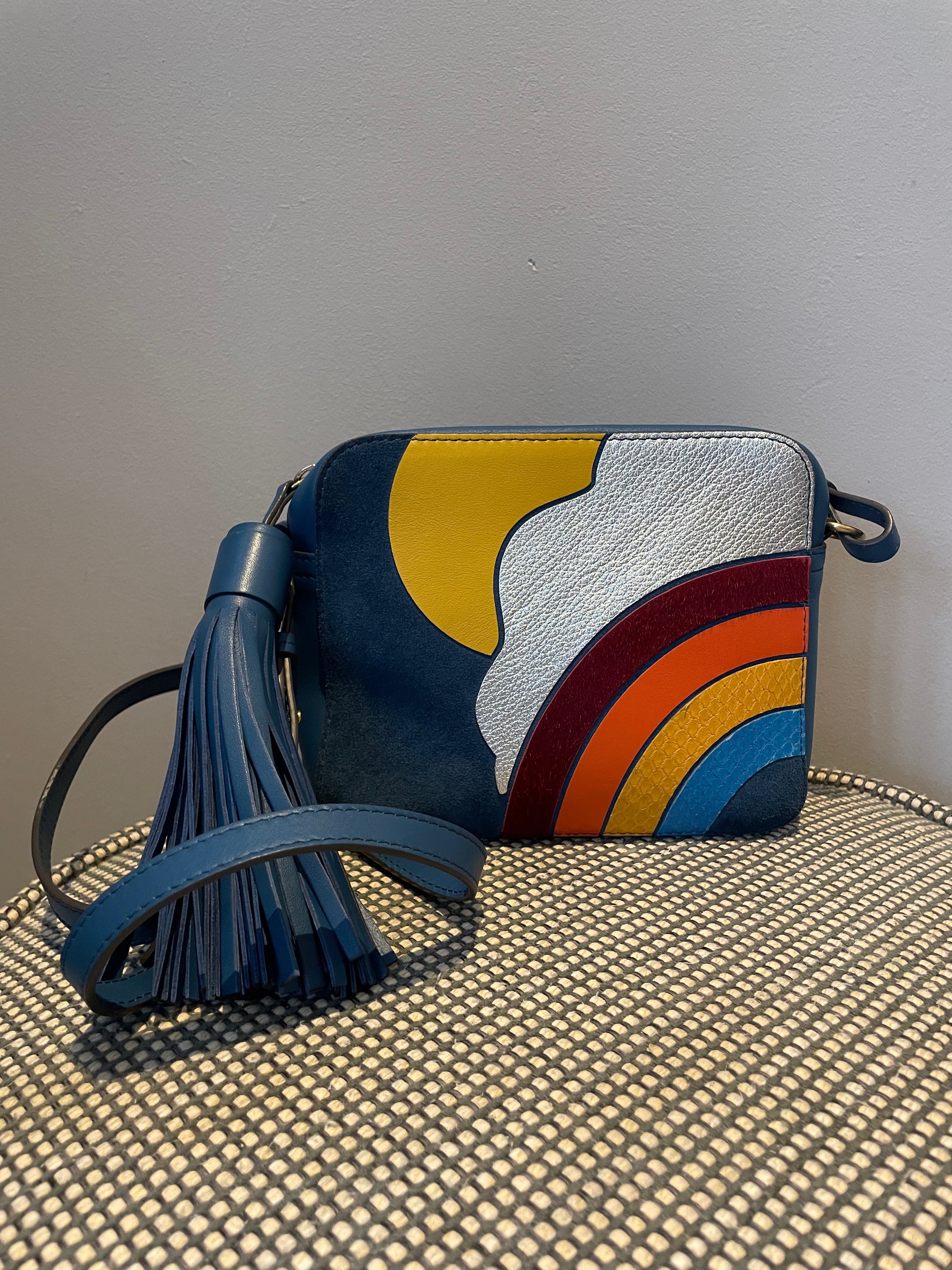 Anya hindmarch silver bag shop