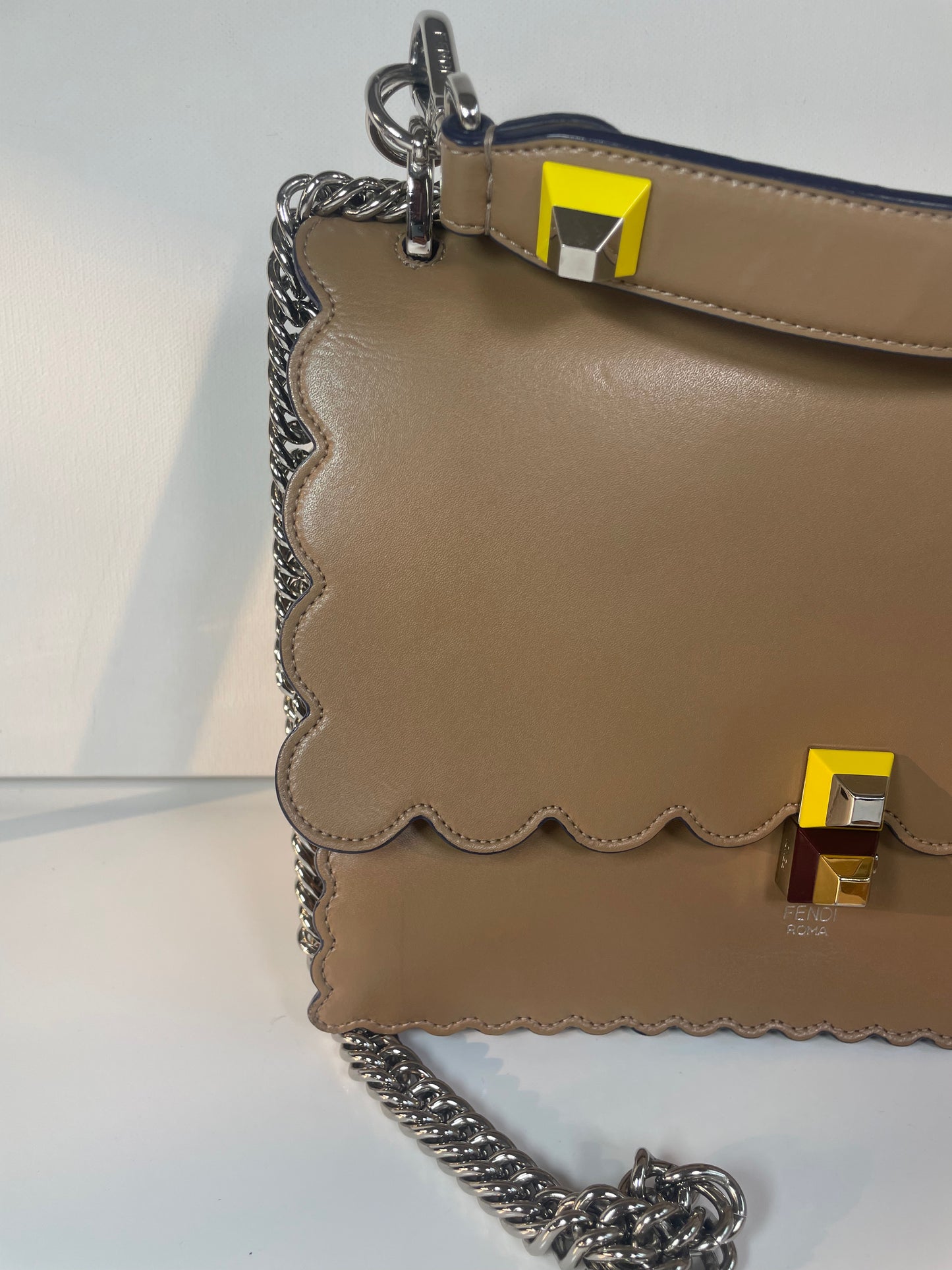 Preloved Fendi Kan I Two Way Shoulder Bag, Medium