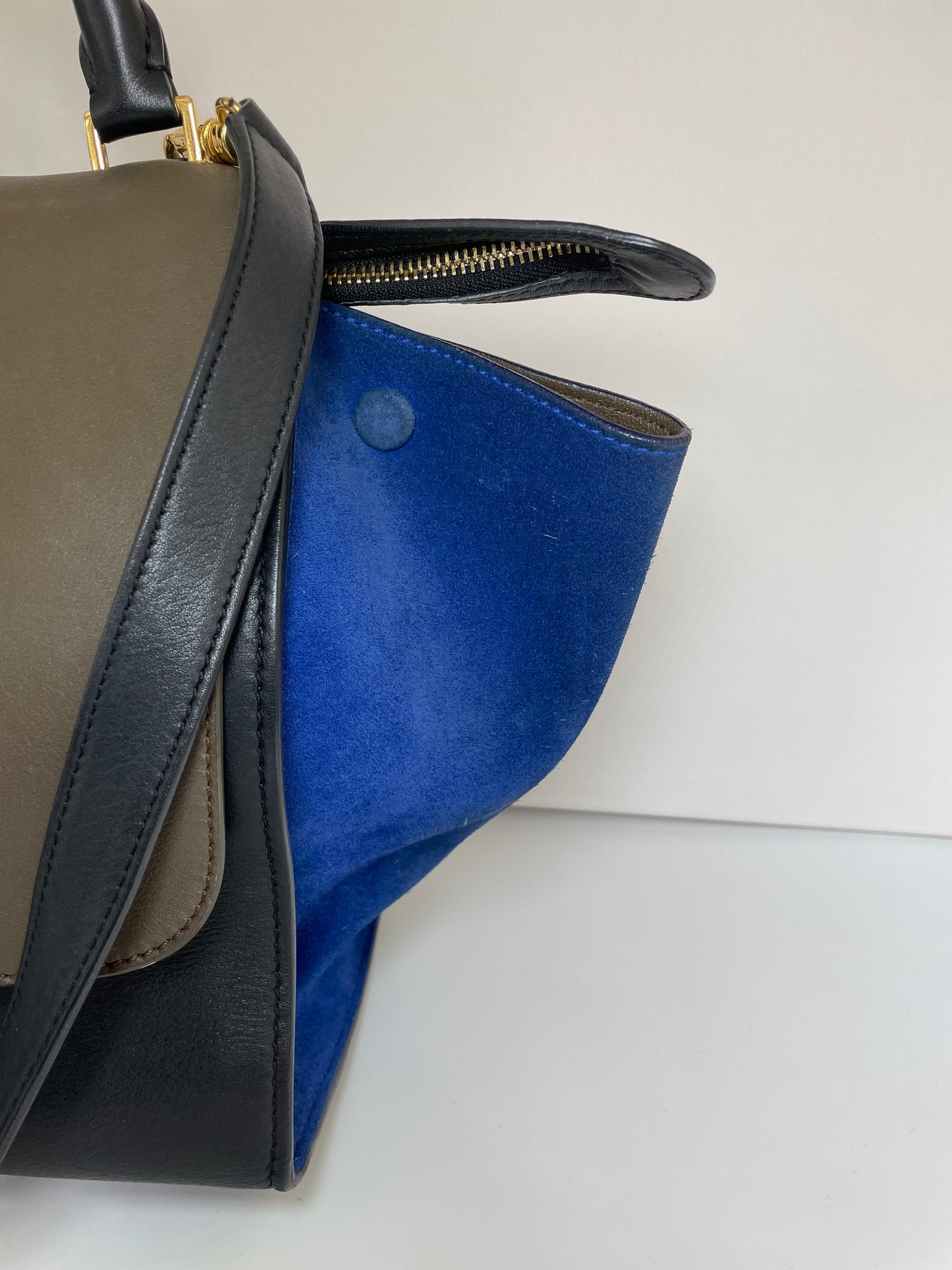 Preloved Celine Trapeze Bag Tri Coloured