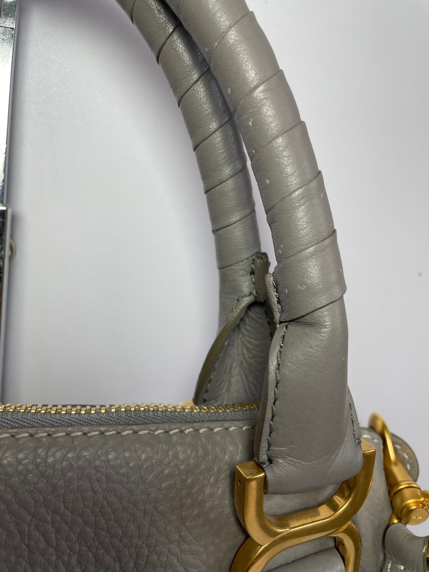 Preloved Chloe Marcie Satchel Bag with Long Strap, Small