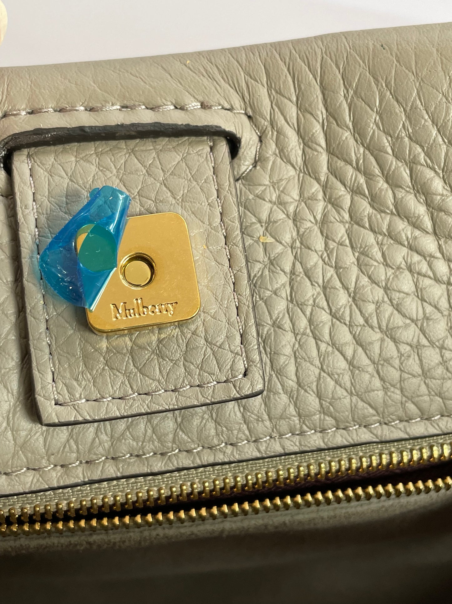Preloved Mulberry Iris Shoulder Bag, Small