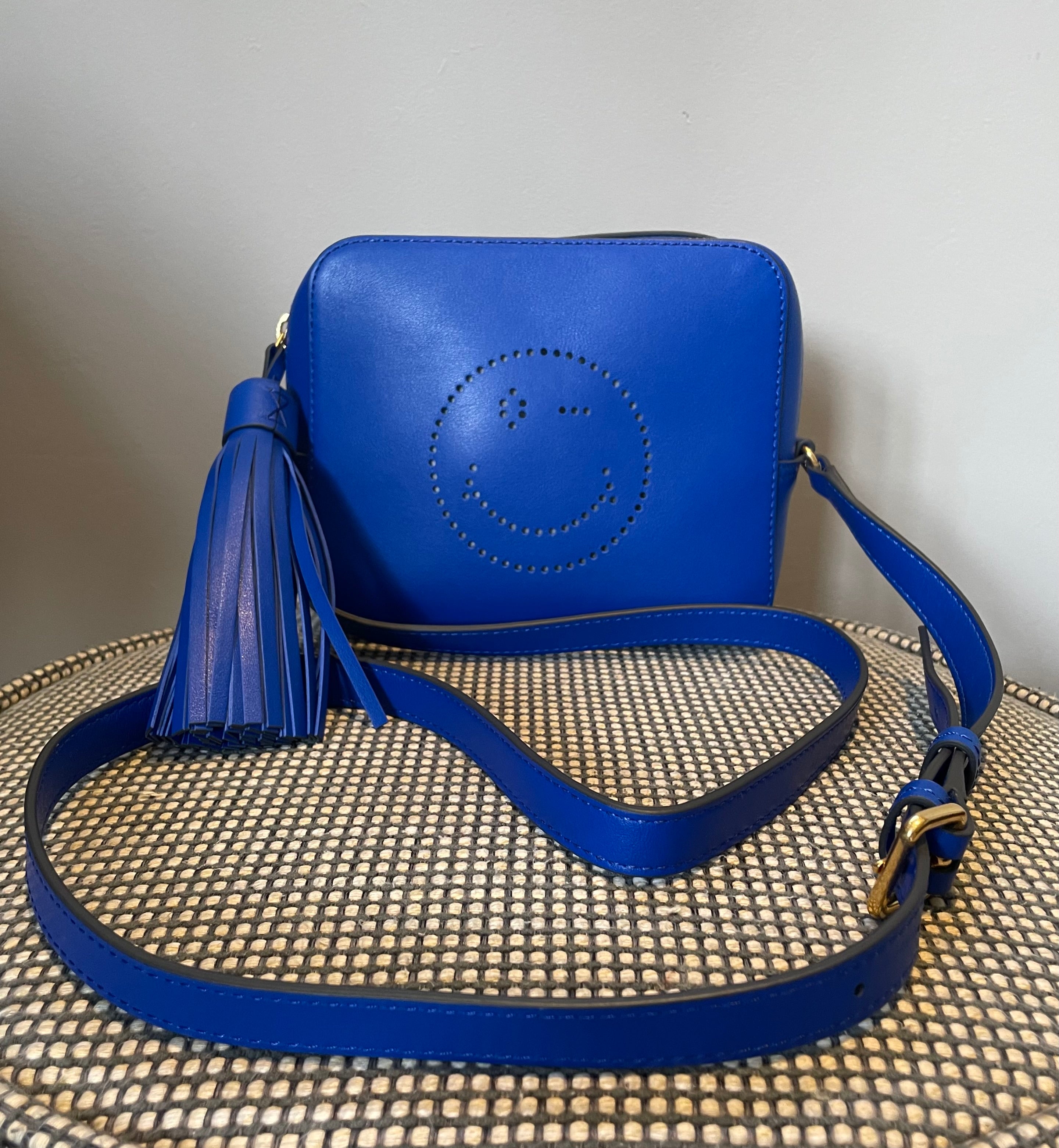 Preloved Anya Hindmarch Smiley Crossbody Bag Carry Kind