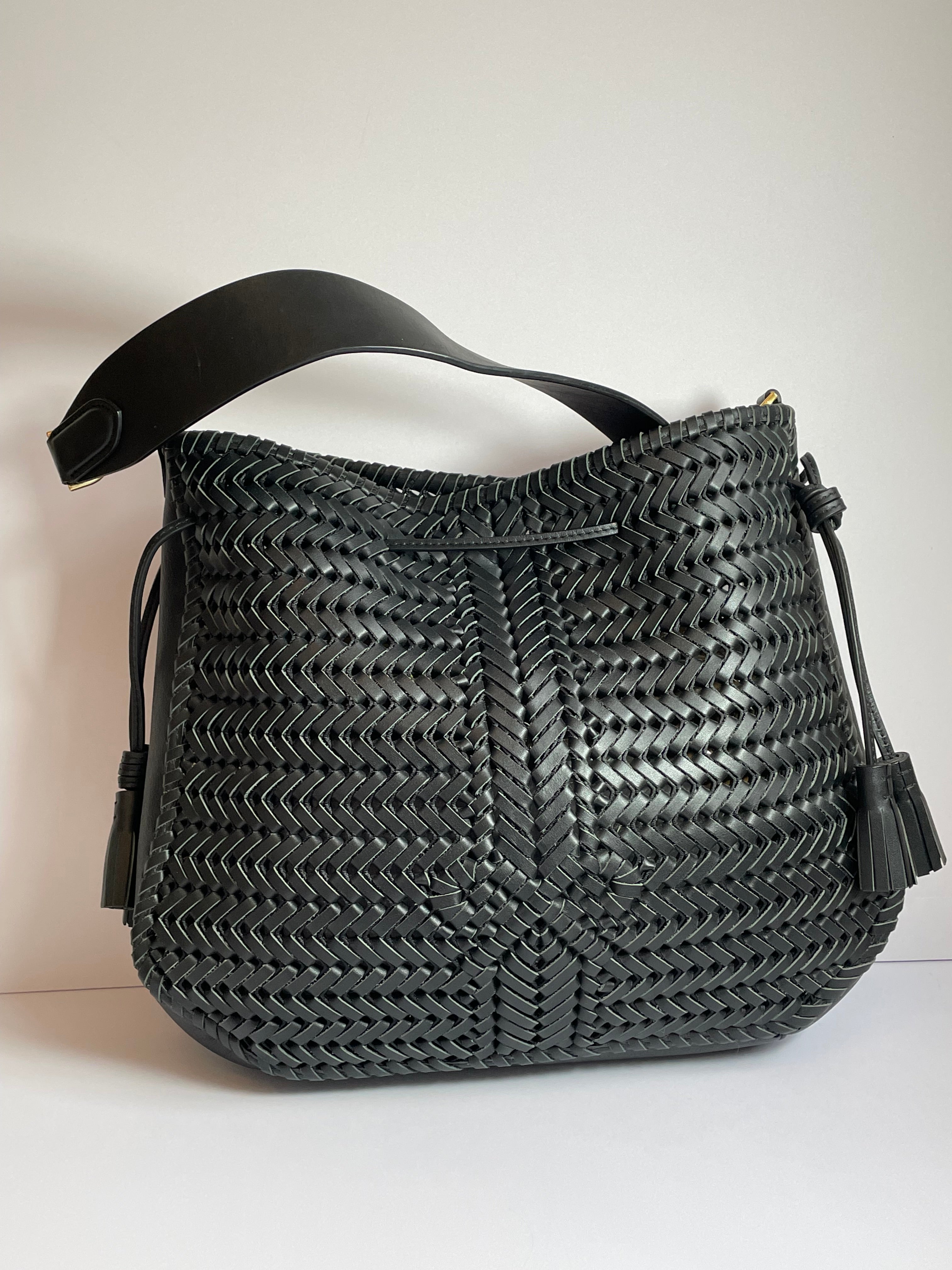 Preloved Anya Hindmarch Neeson Messenger Bucket Bag Carry Kind