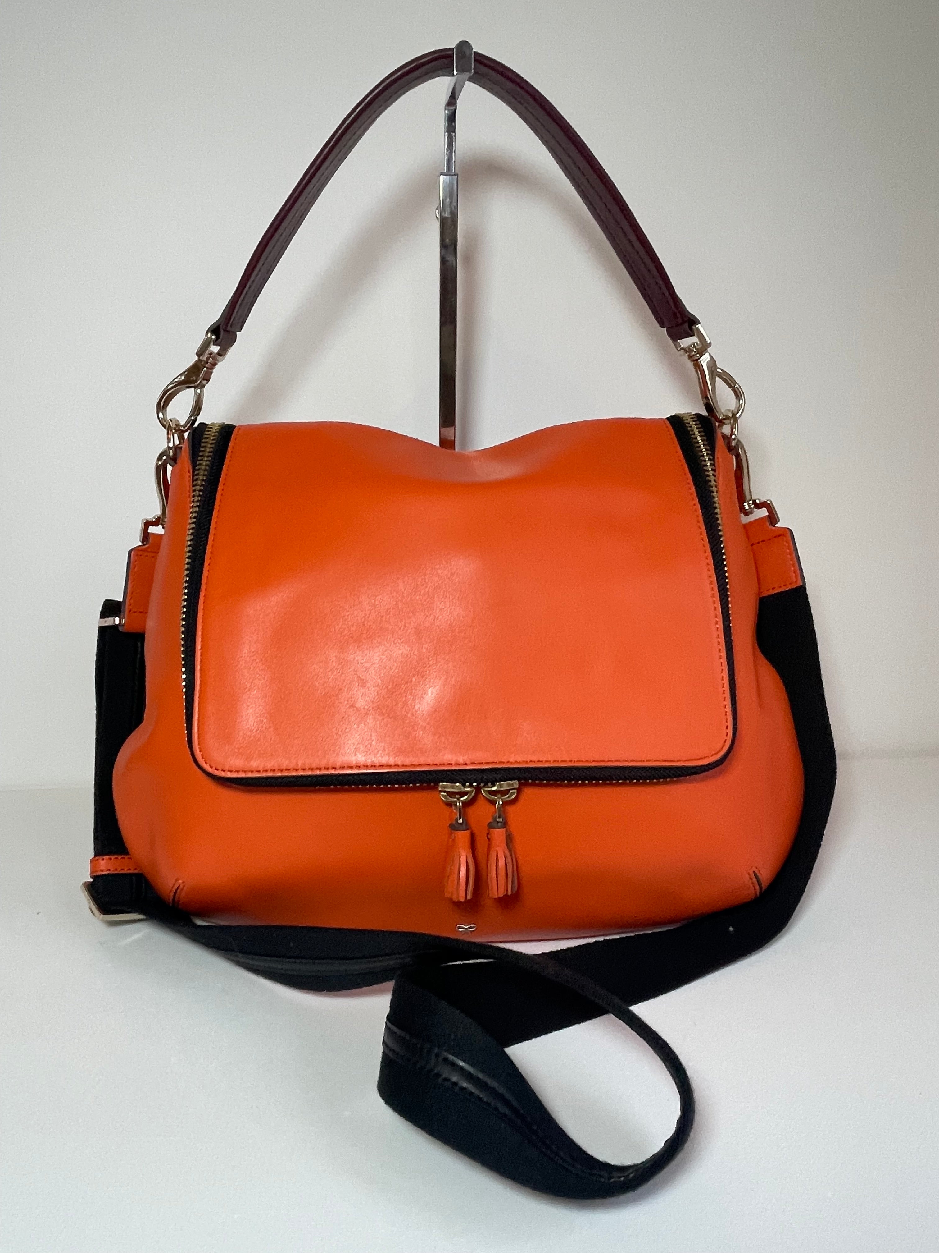 Preloved Anya Hindmarch Maxi Zip Satchel, Medium Carry Kind