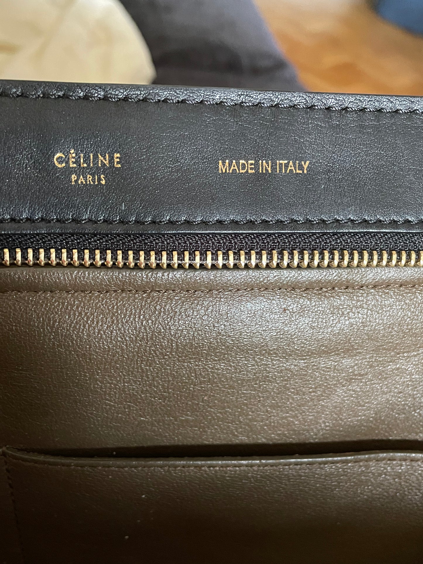 Preloved Celine Trapeze Bag Tri Coloured