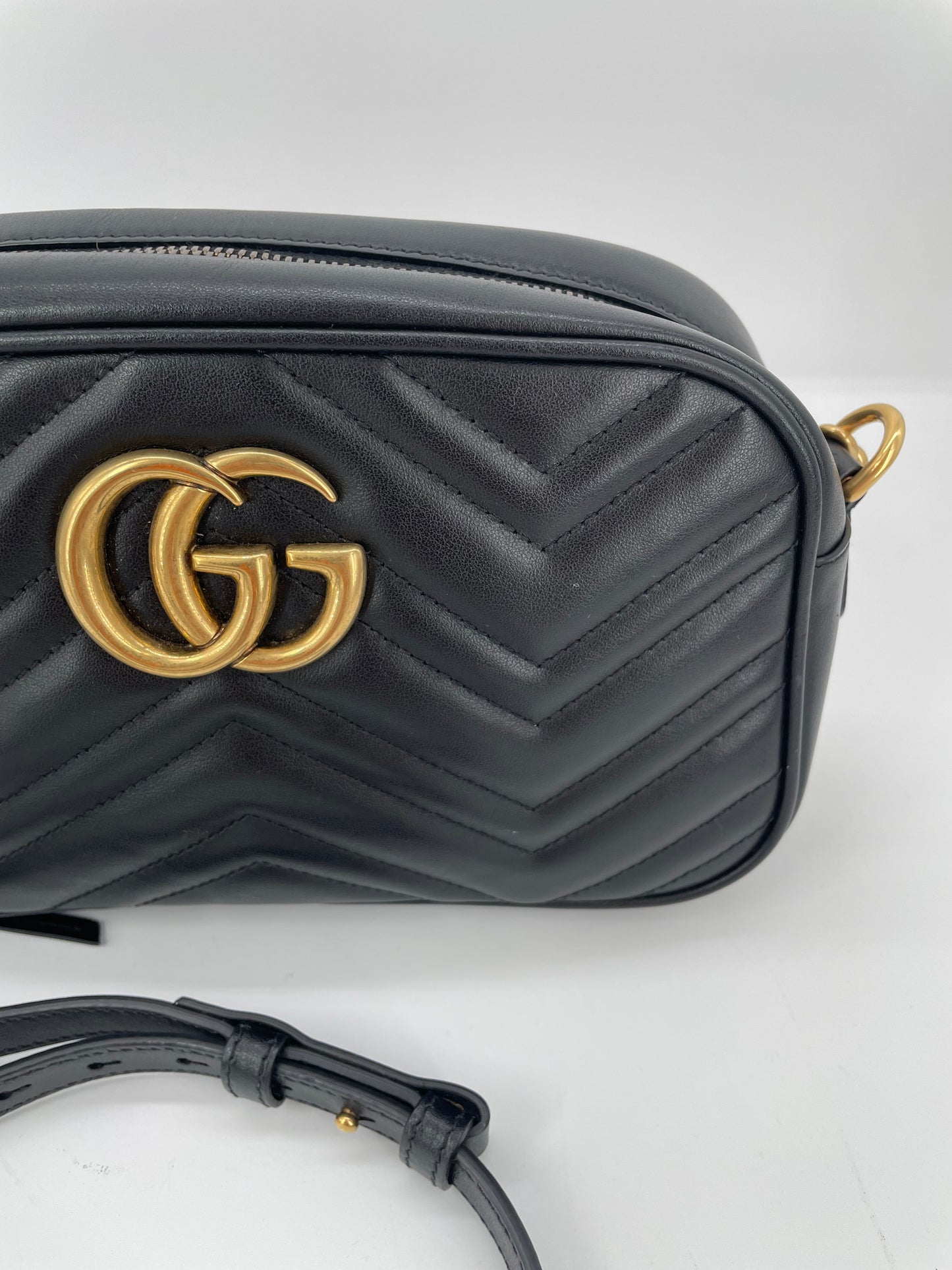 Preloved Gucci Marmont Shoulder Bag, Small