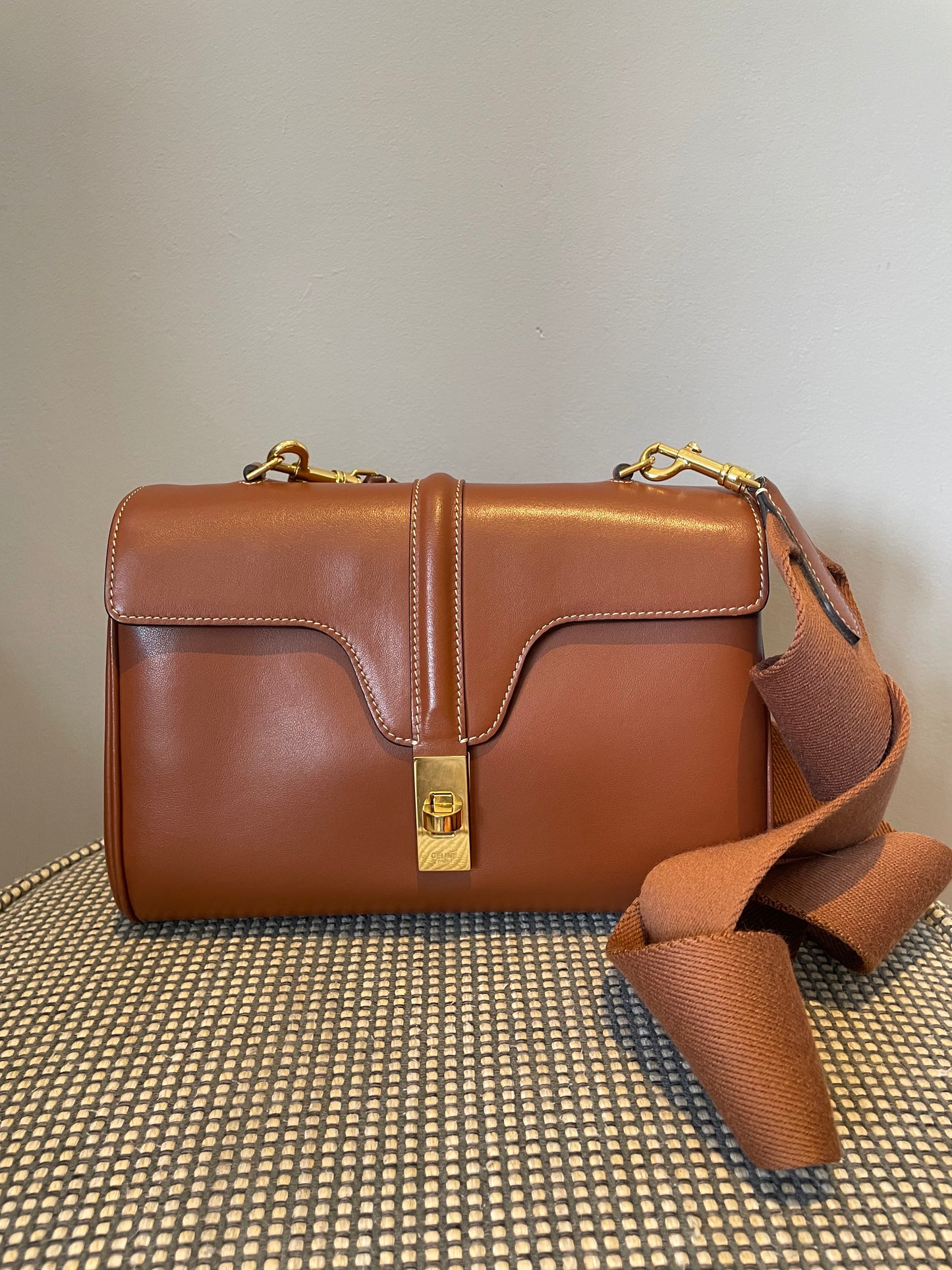 Preloved Celine Teen Soft 16 Shoulder Bag