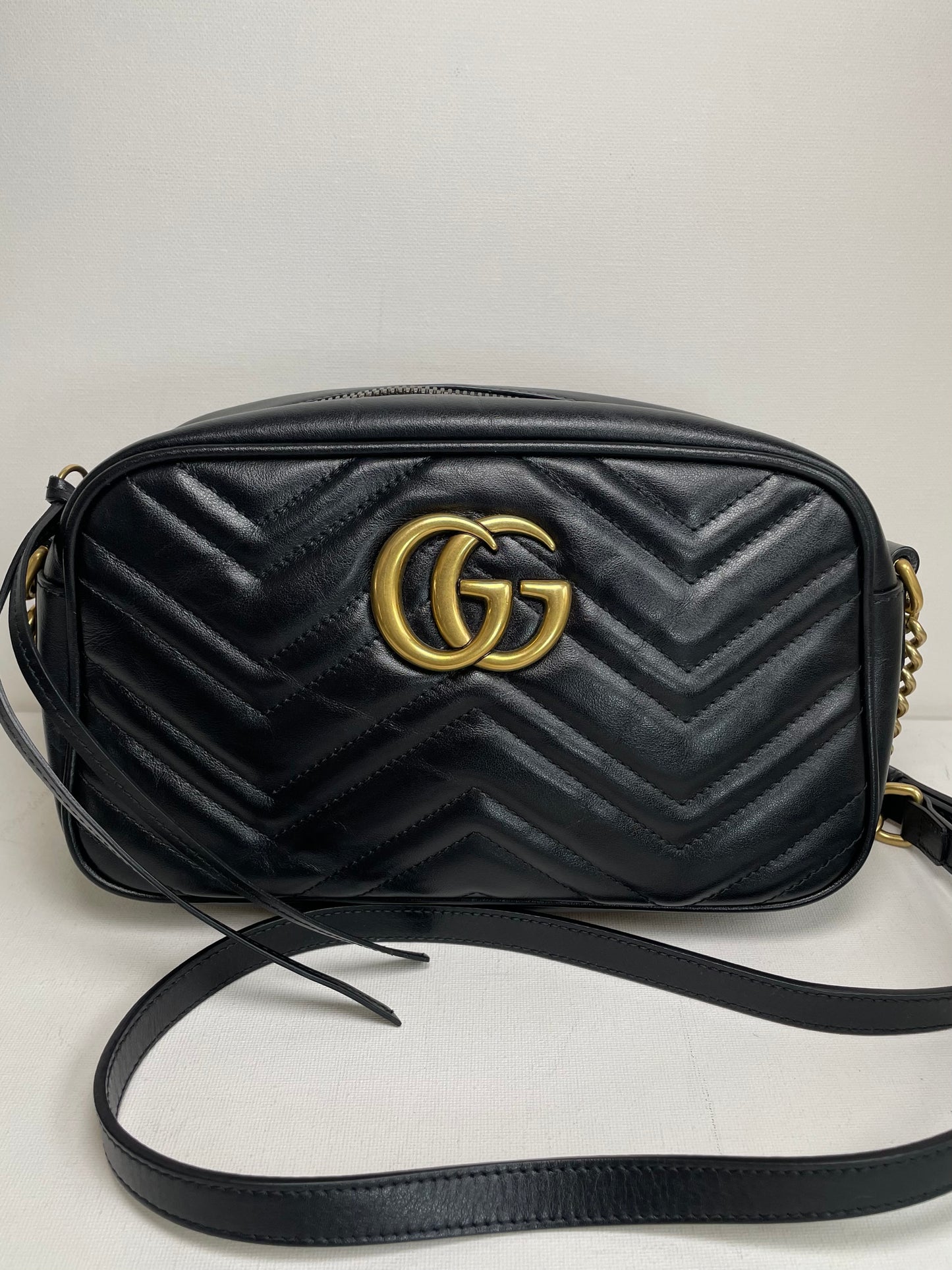 Preloved Gucci Marmont Shoulder Bag, Small