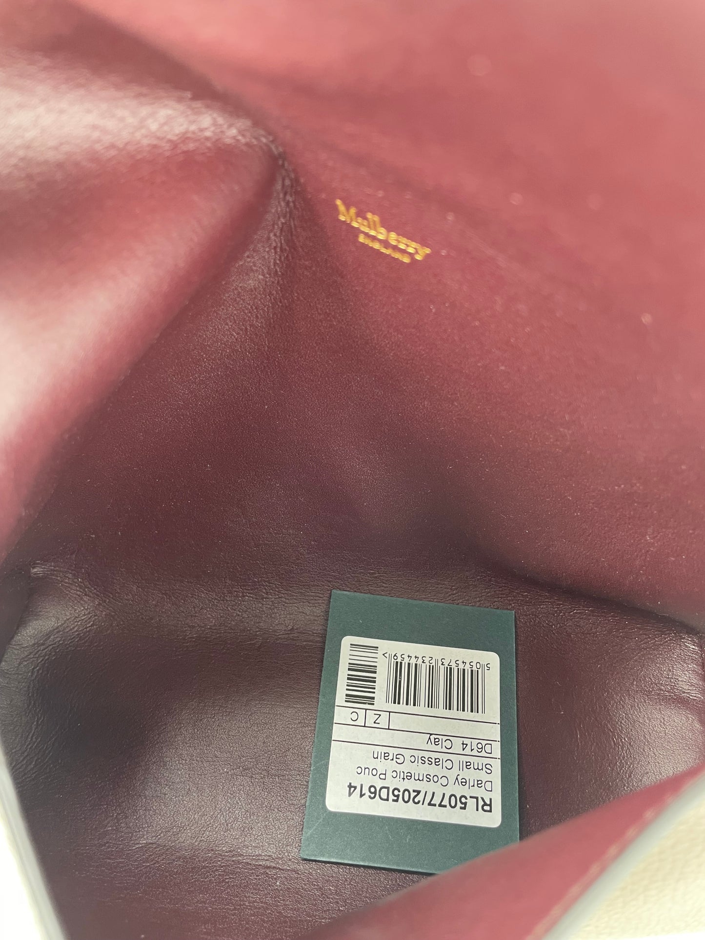 Preloved Mulberry Darley Cosmetic Pouch