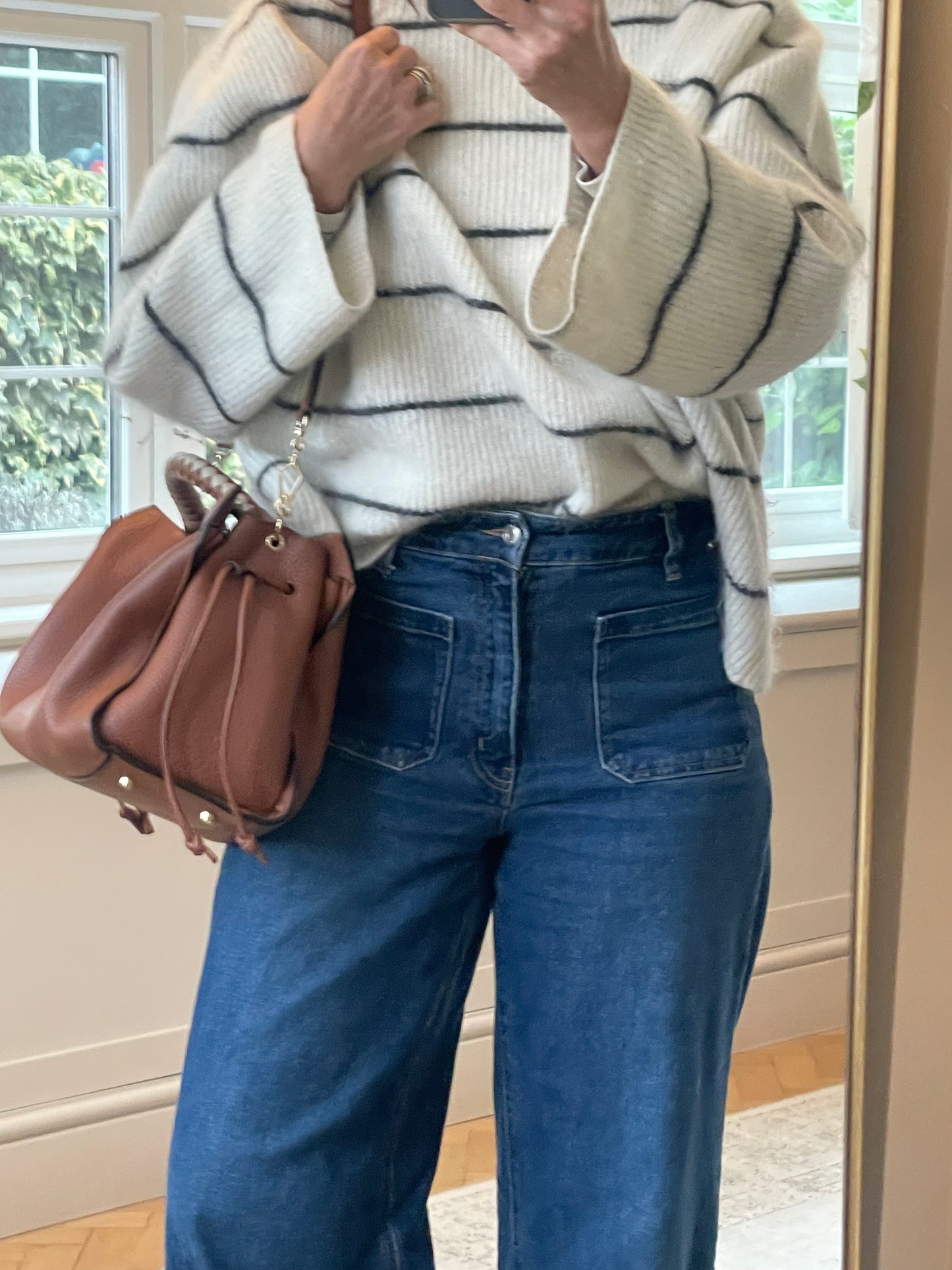 Preloved Mulberry Iris Top Handle Tote Bag, Large