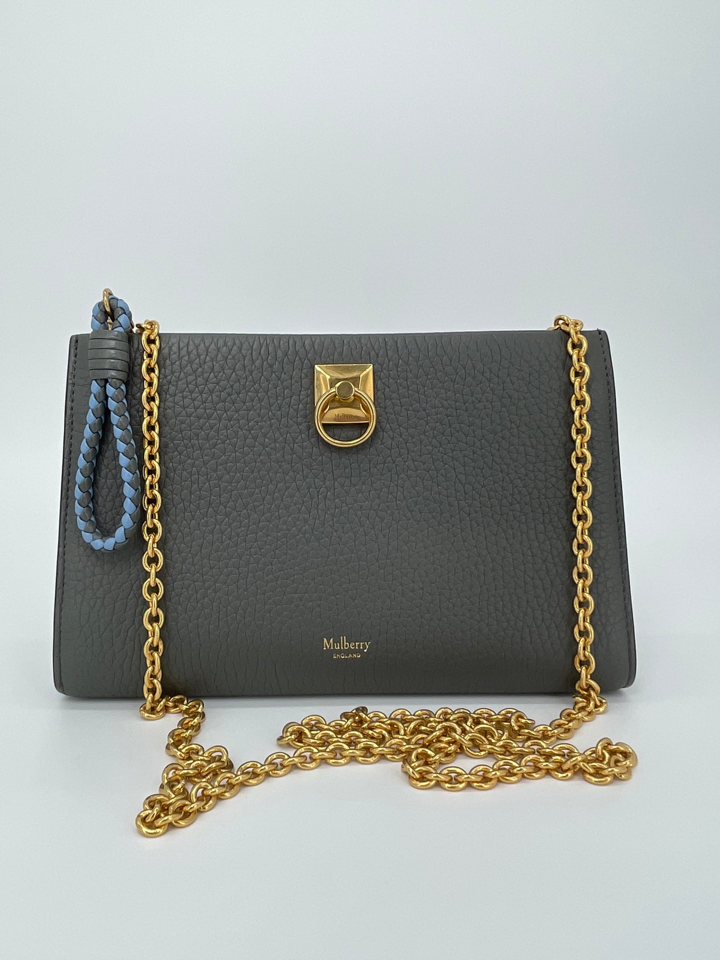 Preloved Mulberry Iris Wallet On Chain