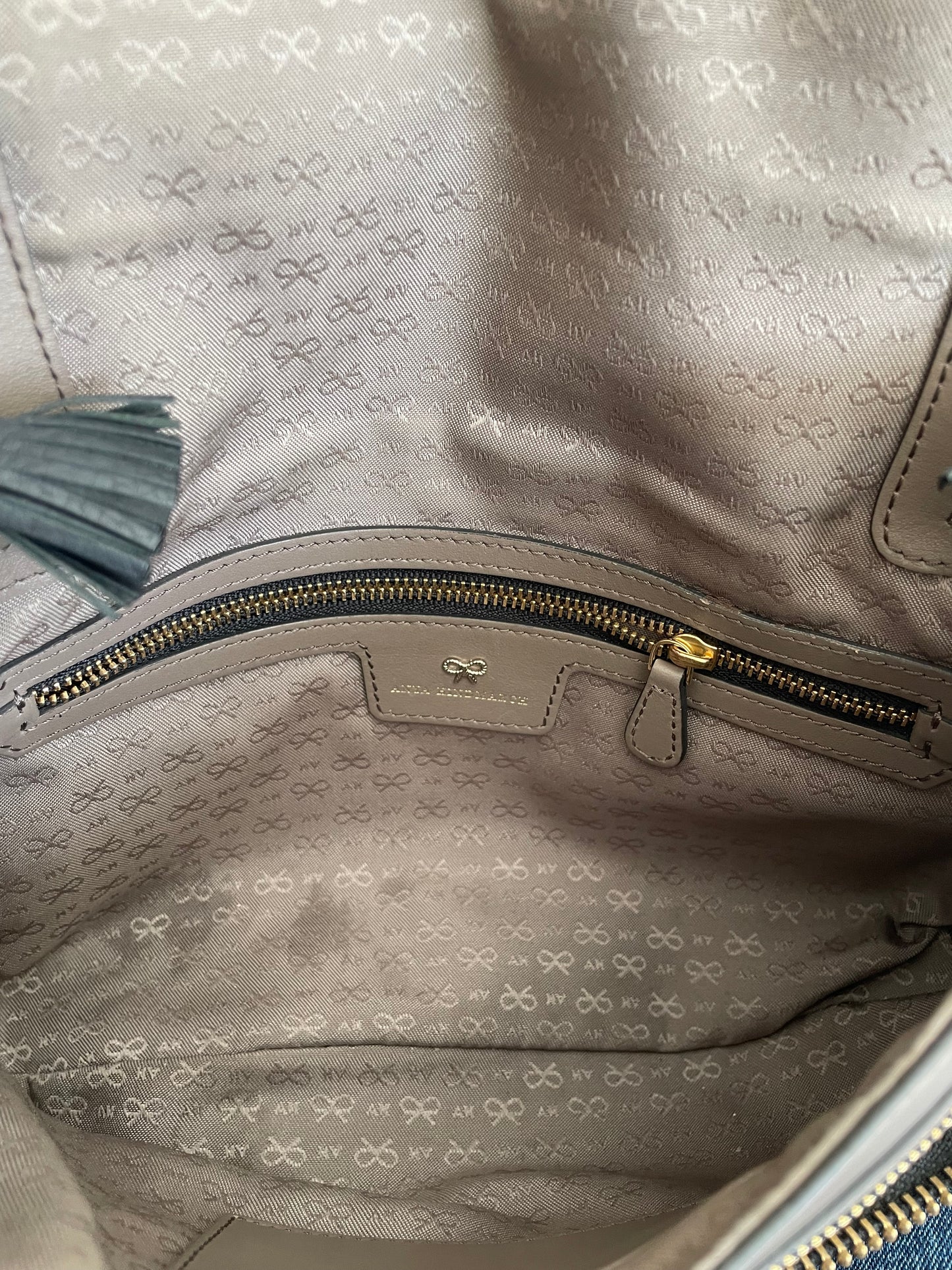 Preloved Anya Hindmarch Maxi Zip Satchel, Small