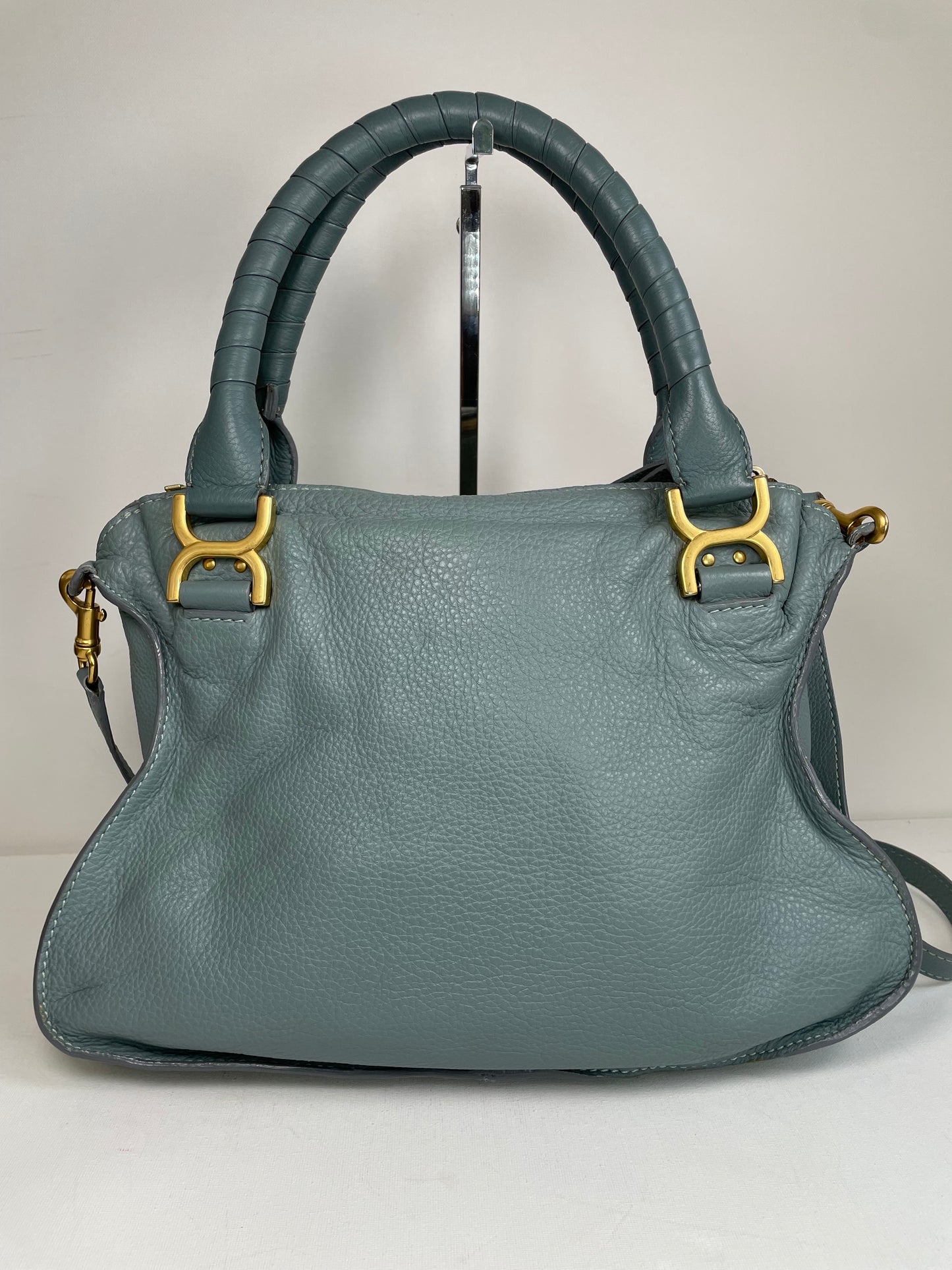 Preloved Chloe Marcie Satchel Bag with long strap, Medium