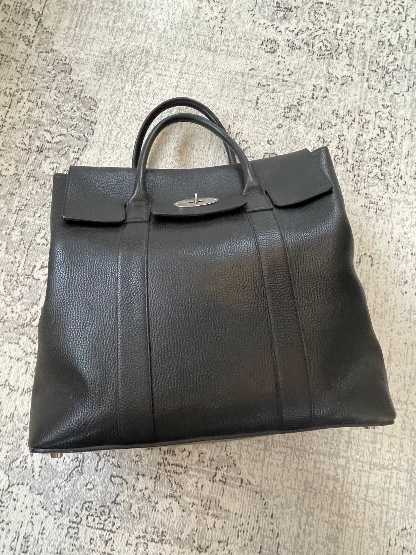 Preloved Mulberry Tall Bayswater Tote Bag