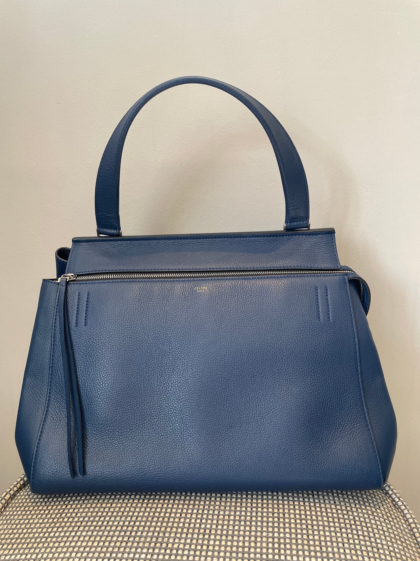 Preloved Celine Edge Shoulder Bag, Medium
