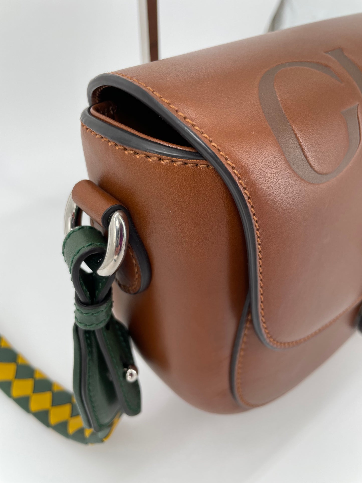 Preloved Gucci Embossed Aria Logo bag, Small