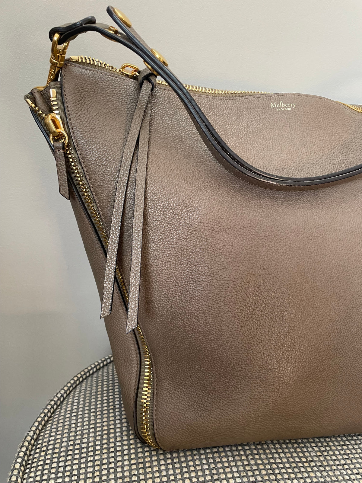 Preloved Mulberry Camden Bucket Shoulder Bag, Medium