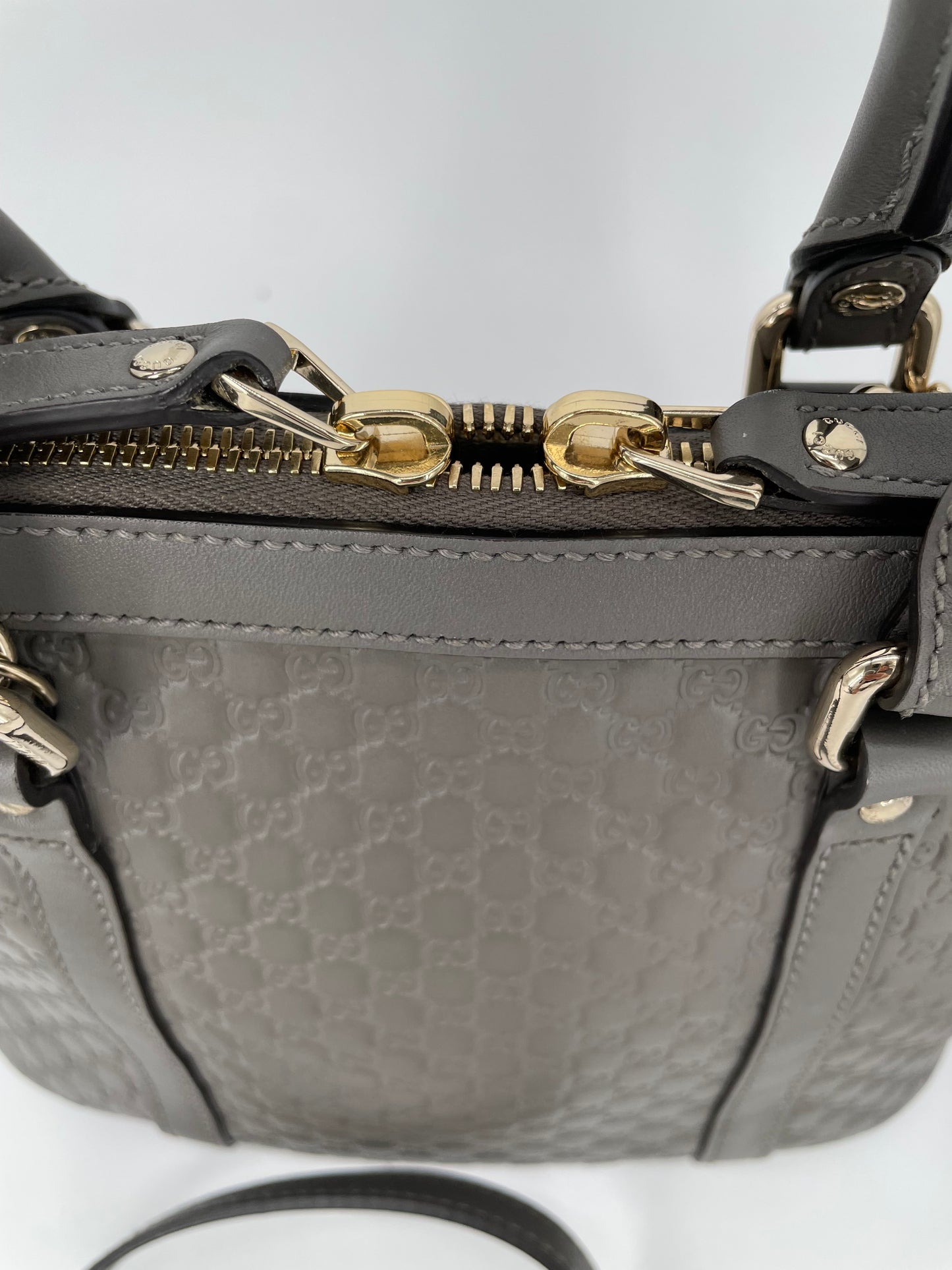 Preloved Gucci Guccissima Dome Shoulder Bag, Mini