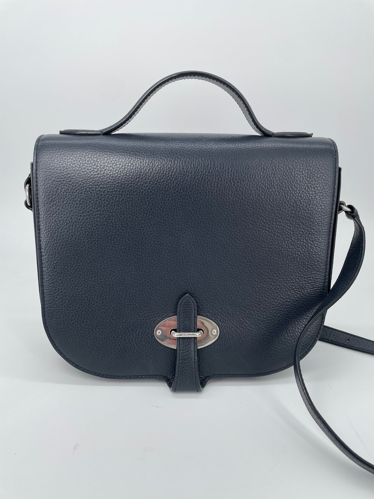 Preloved Mulberry Tenby Satchel Shoulder Bag, Large