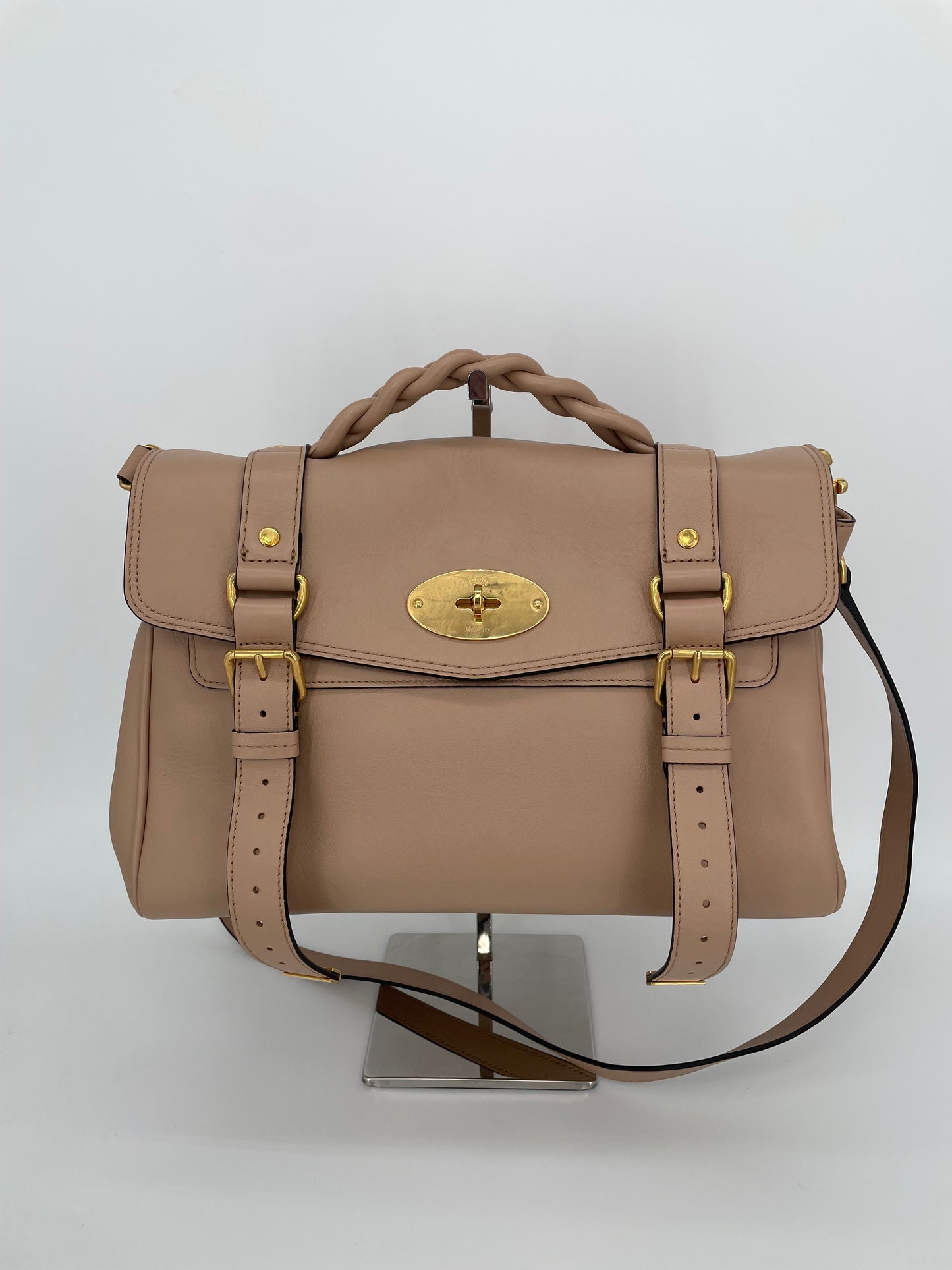 Preloved Mulberry Alexa Satchel Bag, Regular