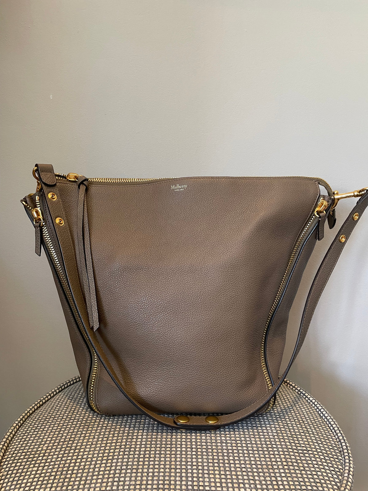 Preloved Mulberry Camden Bucket Shoulder Bag, Medium